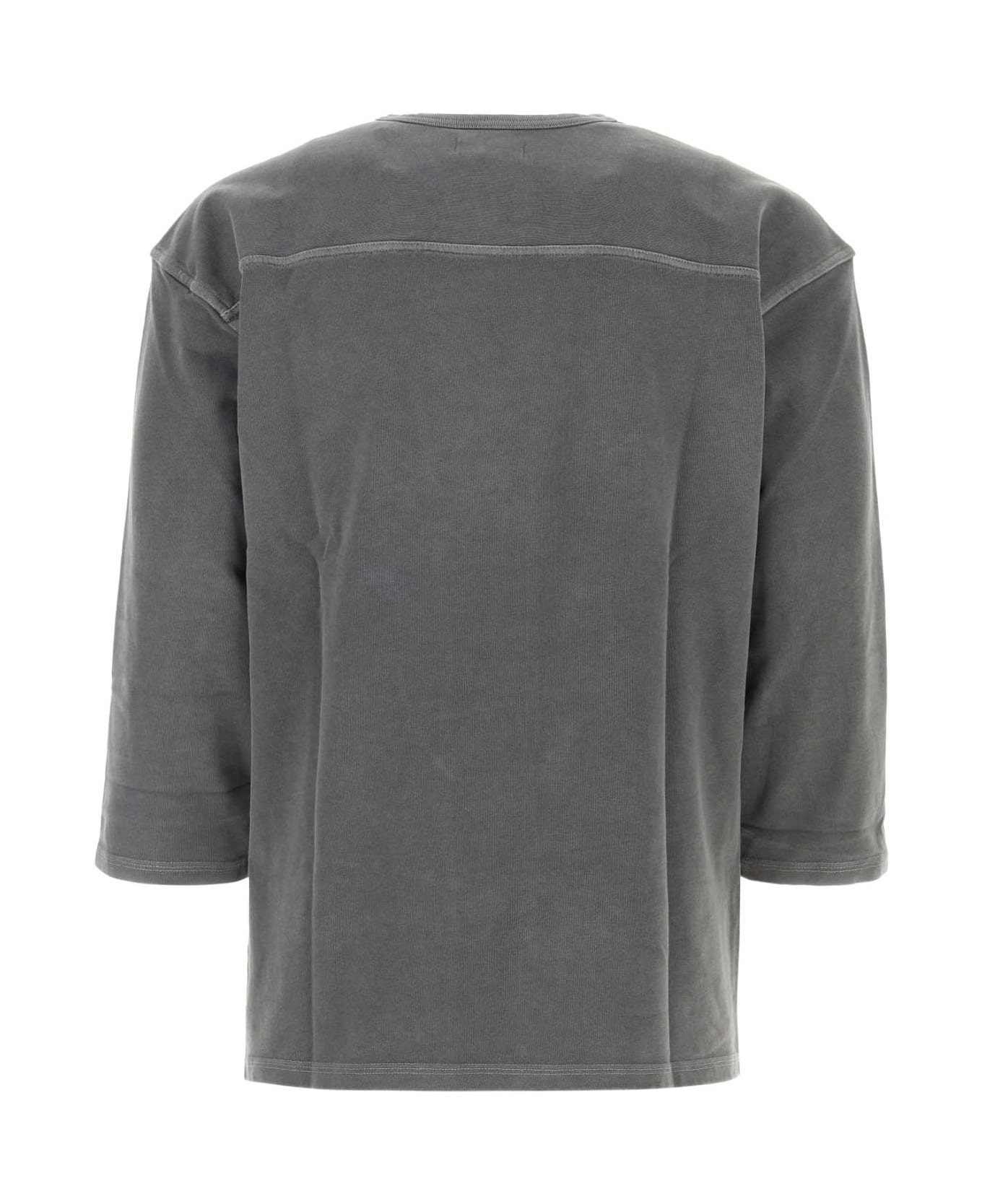 ERL Dark Grey Cotton Sweatshirt - BLACK フリース
