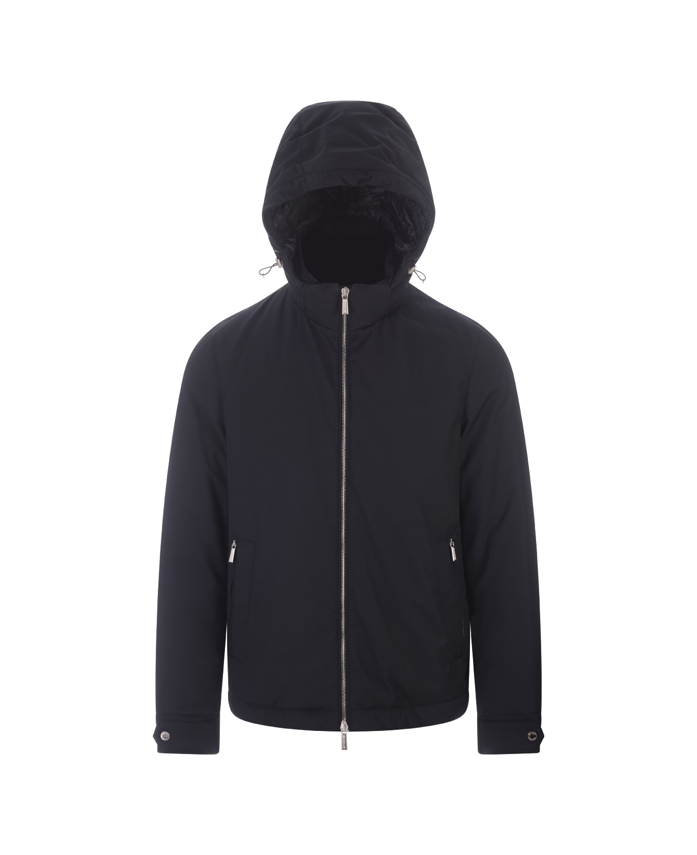 Moorer Albini-pum Down Jacket In Dark Blue - Blue