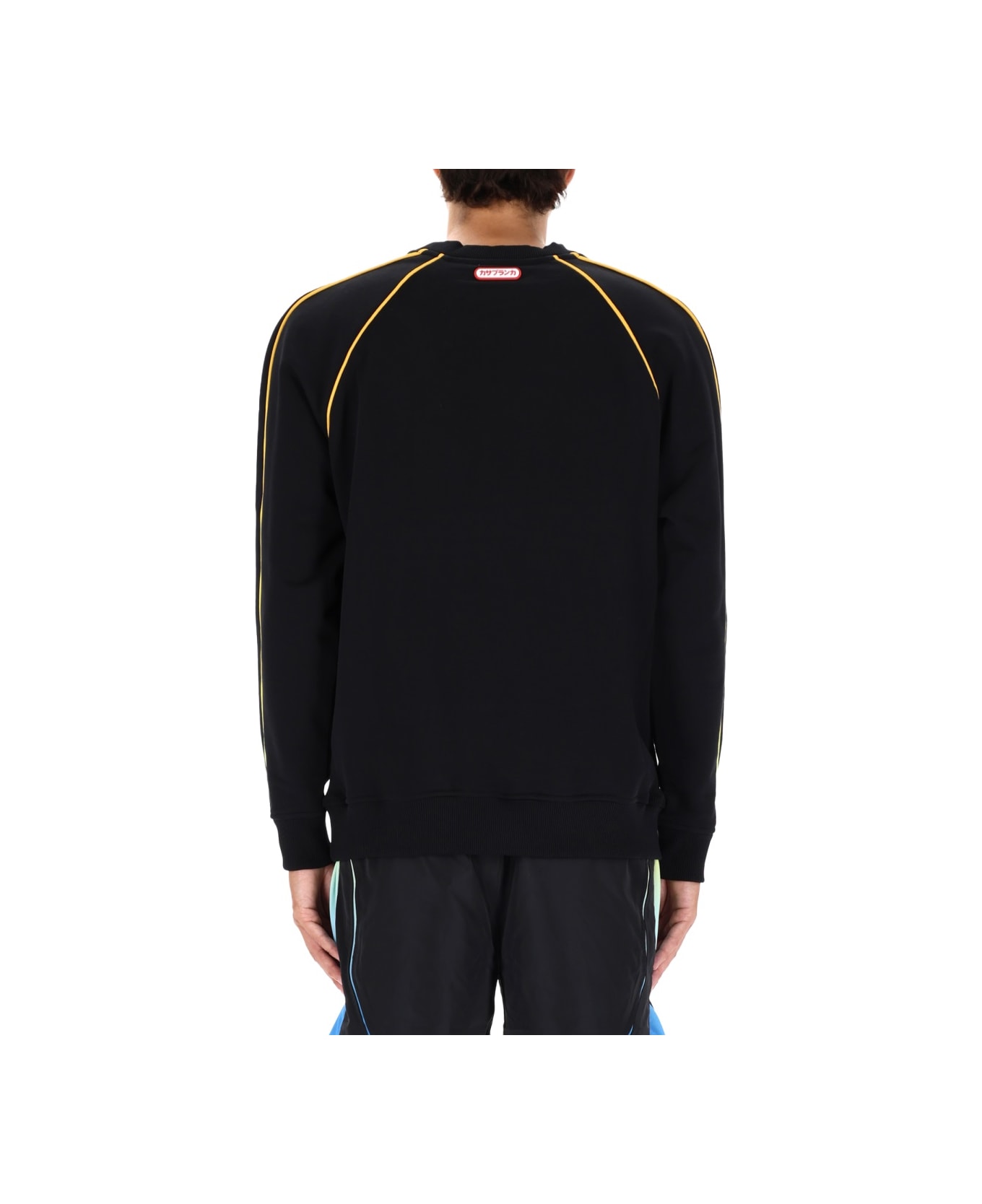 Casablanca Sweatshirt With Logo - BLACK