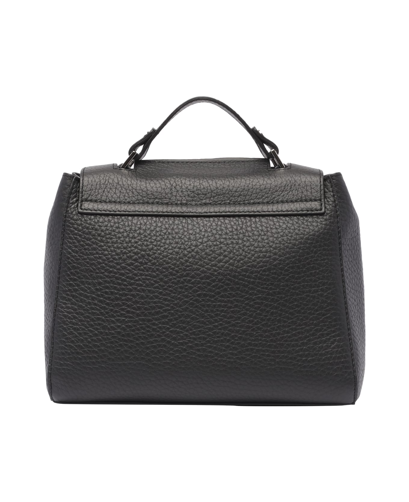 Orciani Small Sveva Soft Handbag - Black