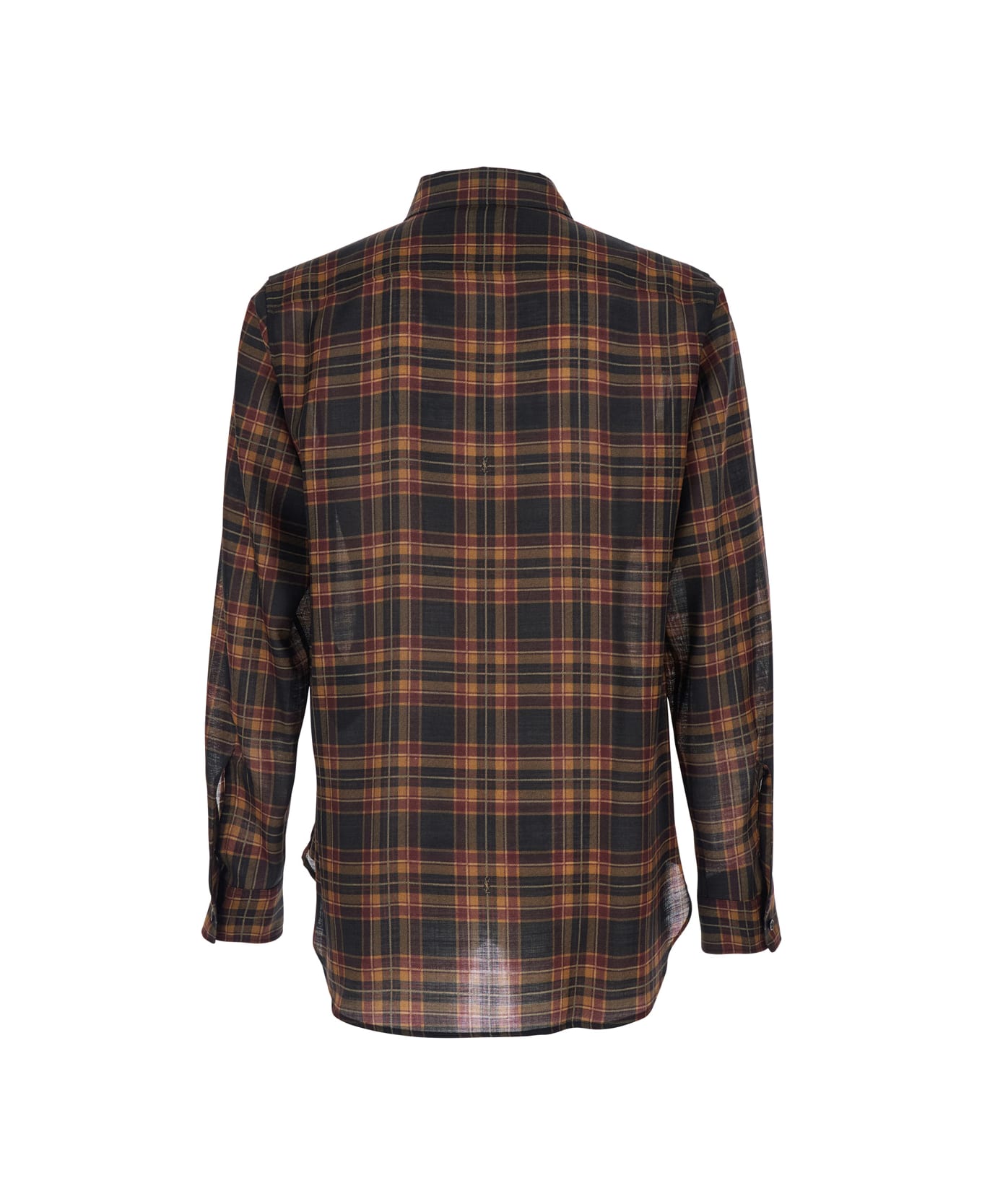 Saint Laurent Classic Fit Pockets - Brown