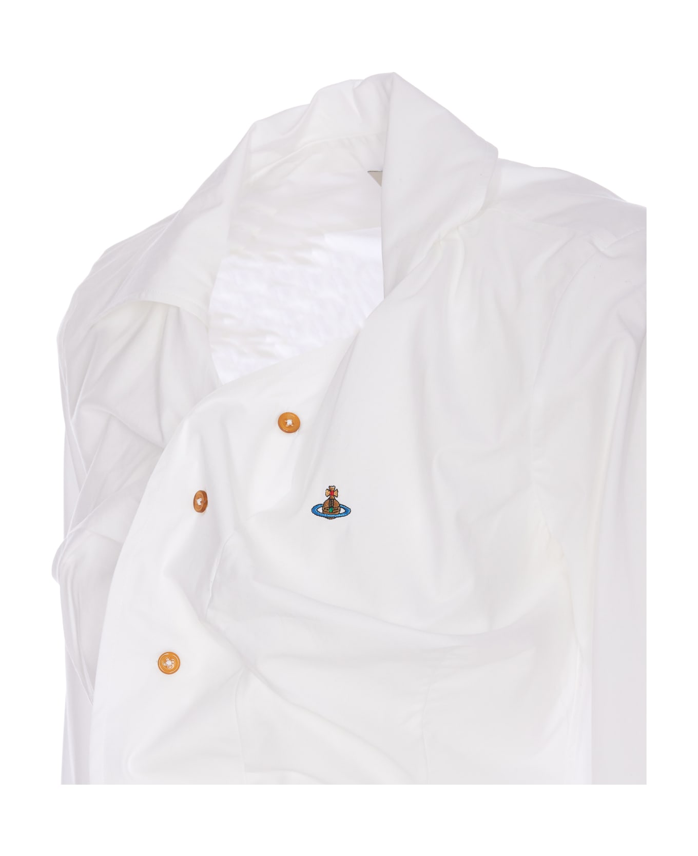 Vivienne Westwood Drunken Shirt - WHITE