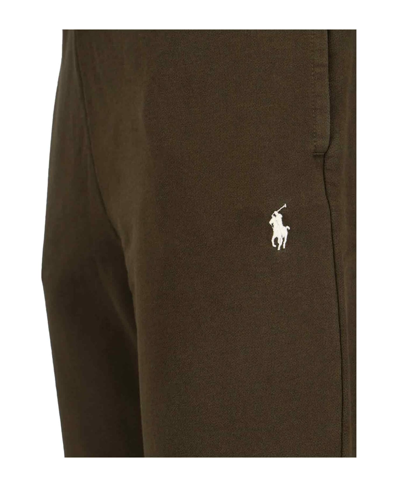 Ralph Lauren Loopback Fleece Sweatpants - DARK LODEN