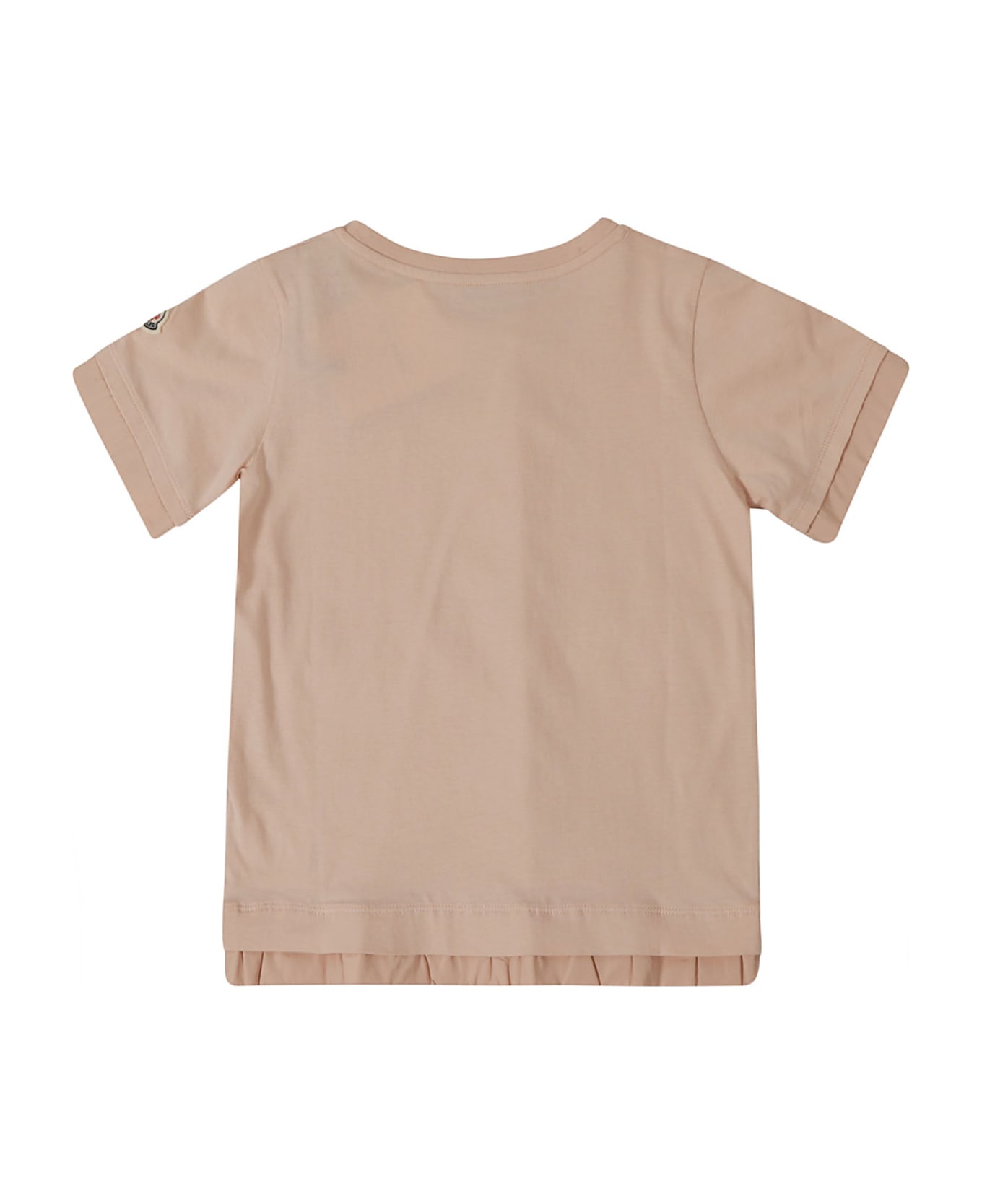 Moncler Logo Detail T-shirt - PASTEL PINK Tシャツ＆ポロシャツ
