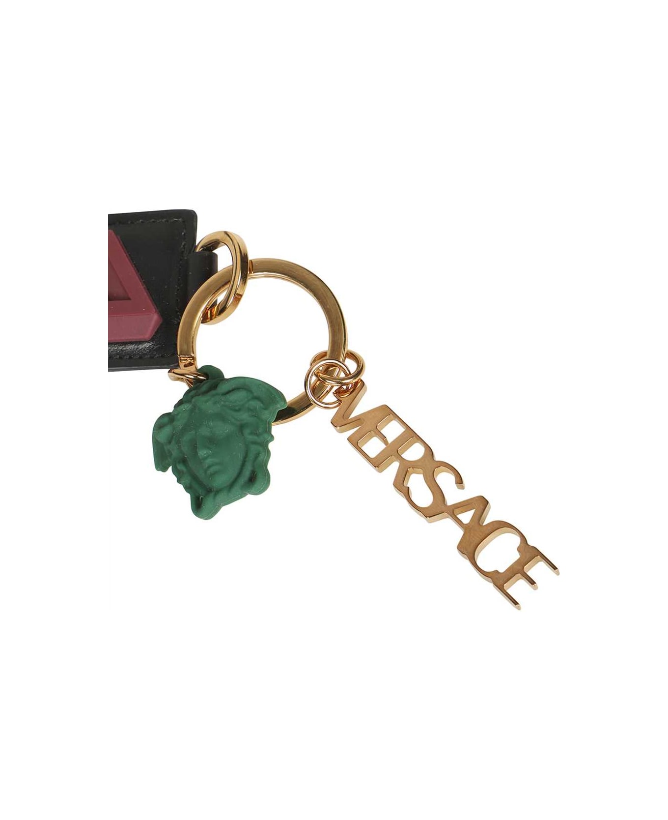 Versace Leather Keyring - Multicolor