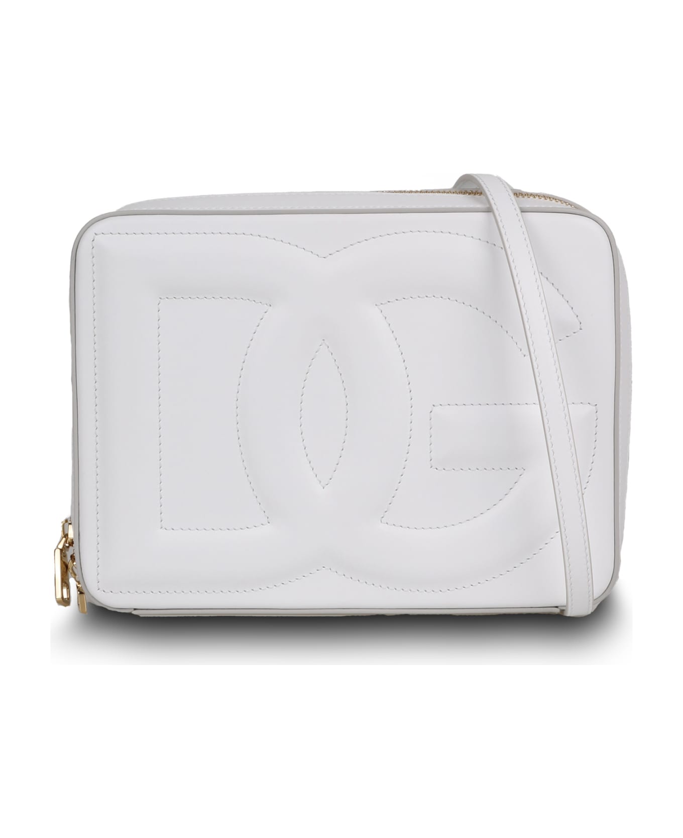 Dolce & Gabbana 'dg Logo' Medium Camera Bag - White