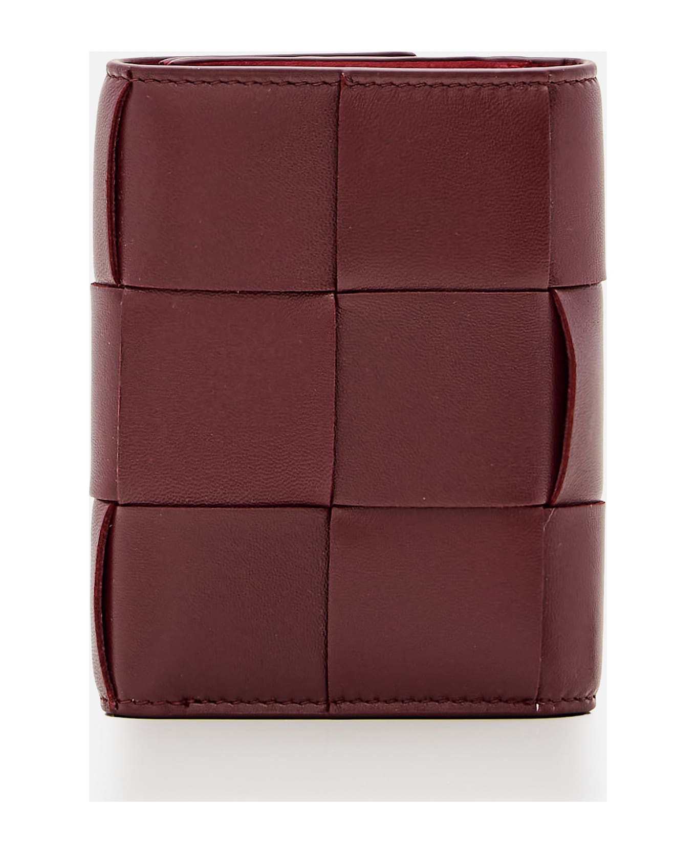 Bottega Veneta Cassette Tri-fold Wallet - Red