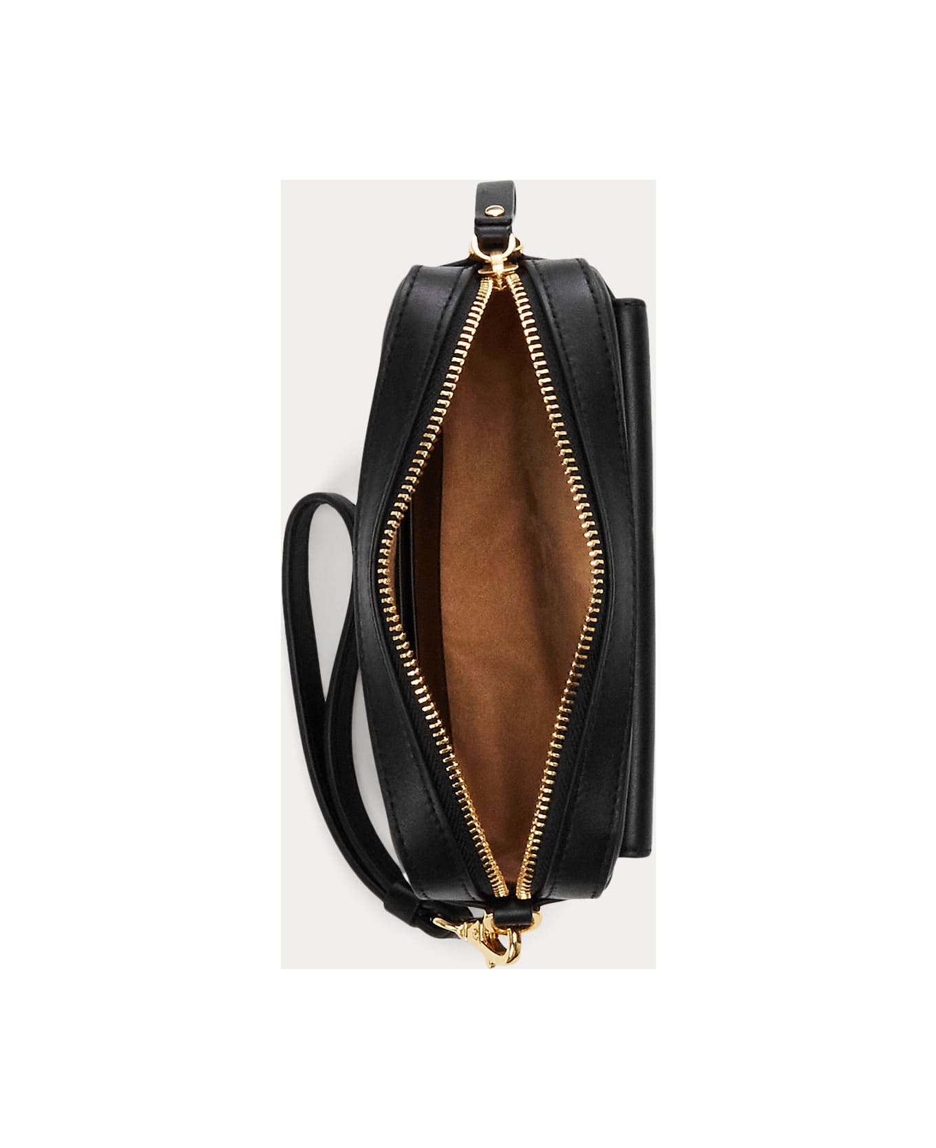 Ralph Lauren Marcy Wrstlt Pouch Small - Black