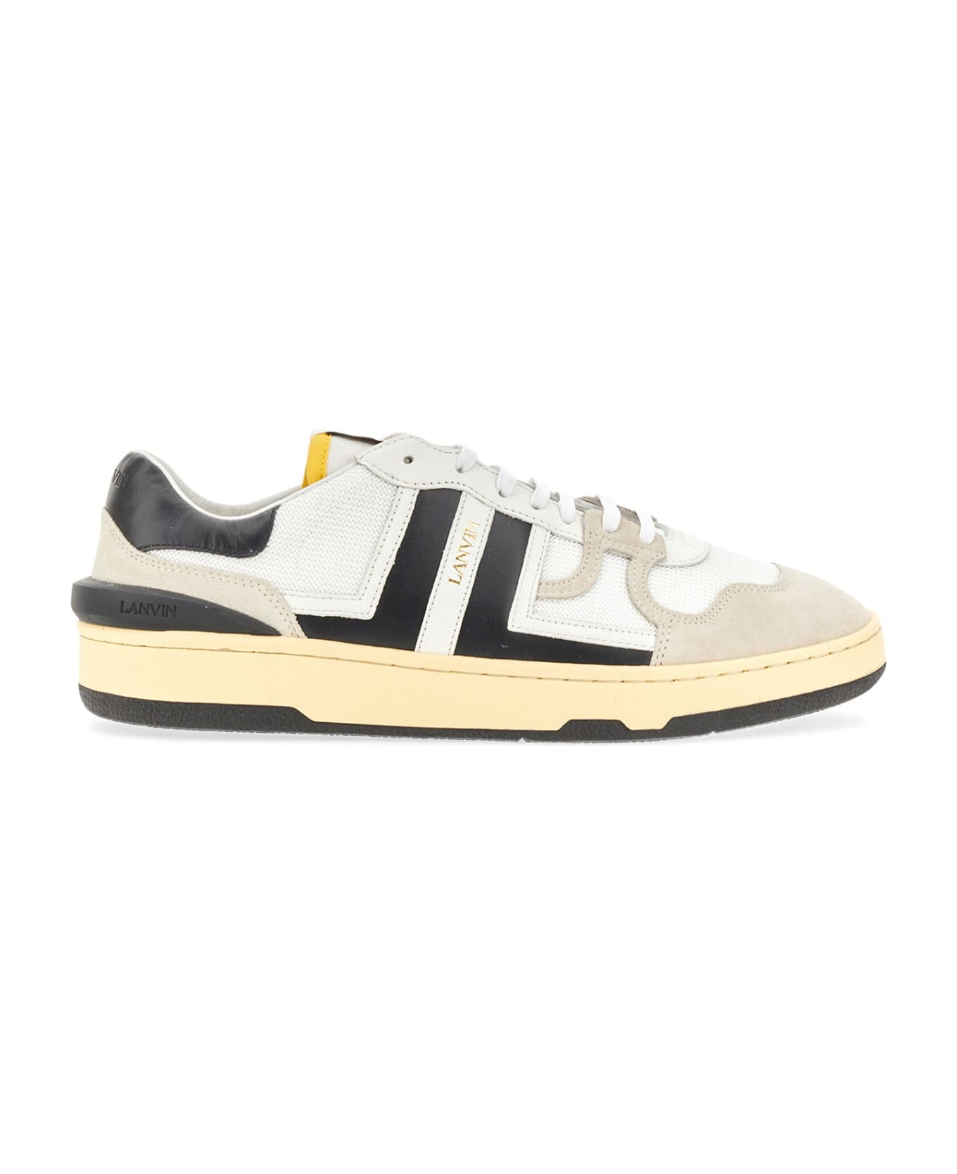 Lanvin Sneaker Clay Low Top - White/black