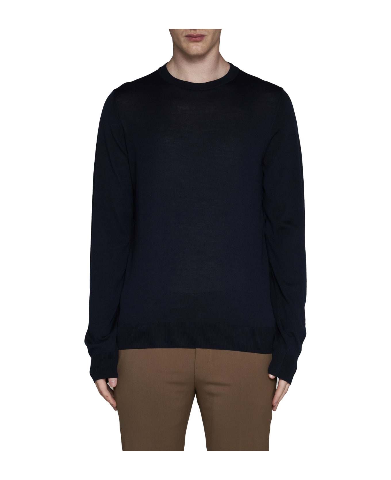 Piacenza Cashmere Sweater - Blue navy ニットウェア