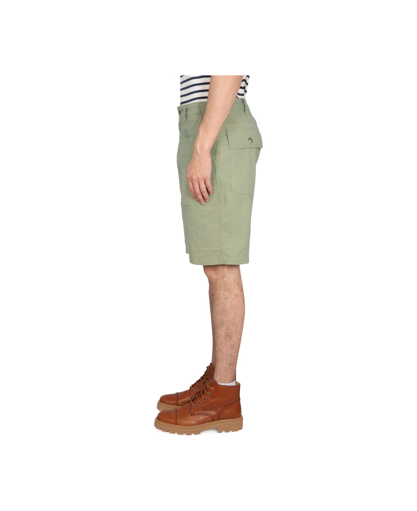 Engineered Garments Bermuda Fatigue - GREEN