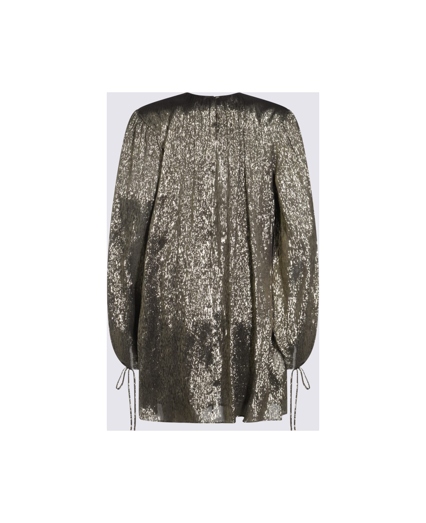 Chloé Black Gold Mini Dress - Black