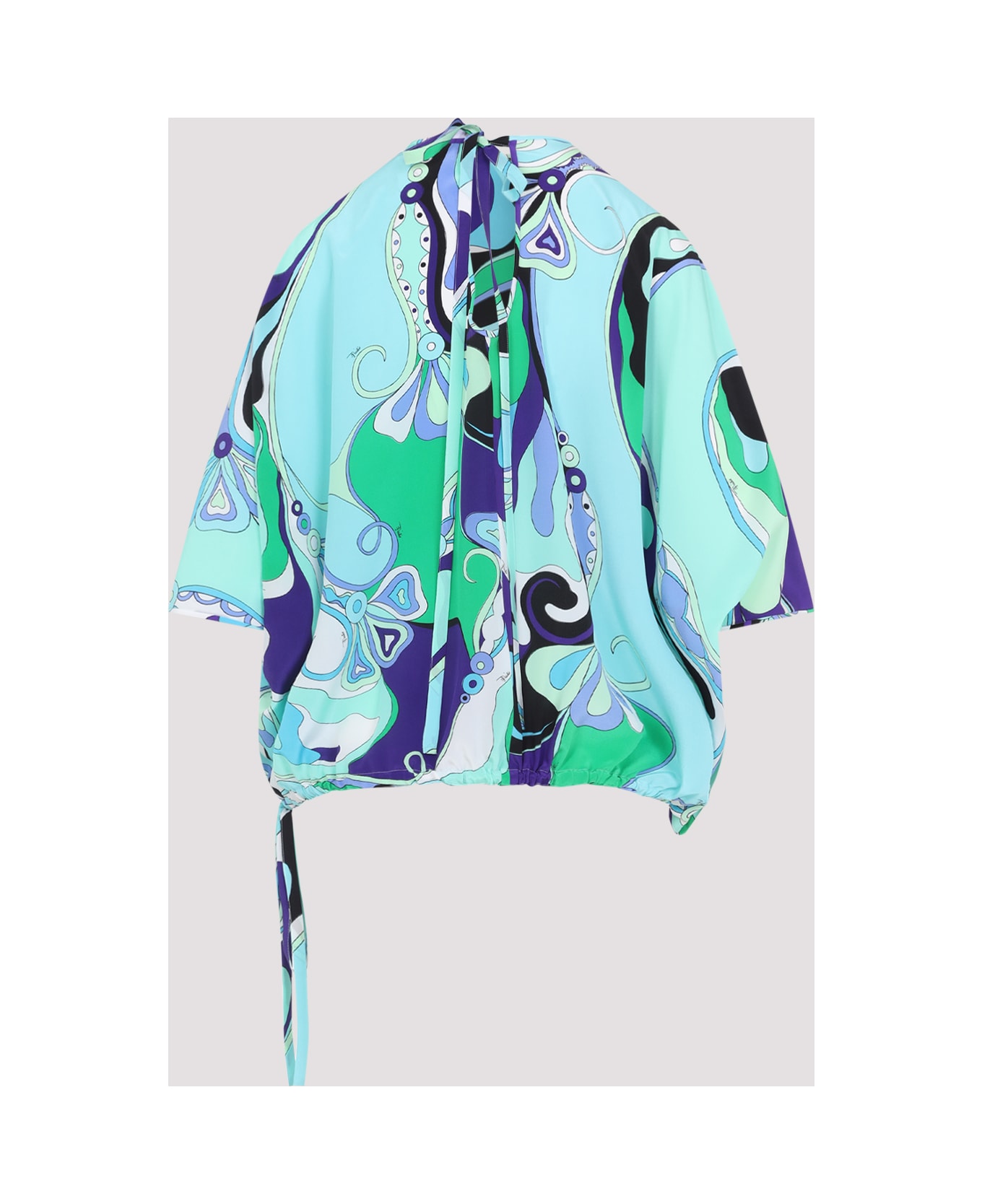 Pucci Orchidee Blouse - Verde Lilla