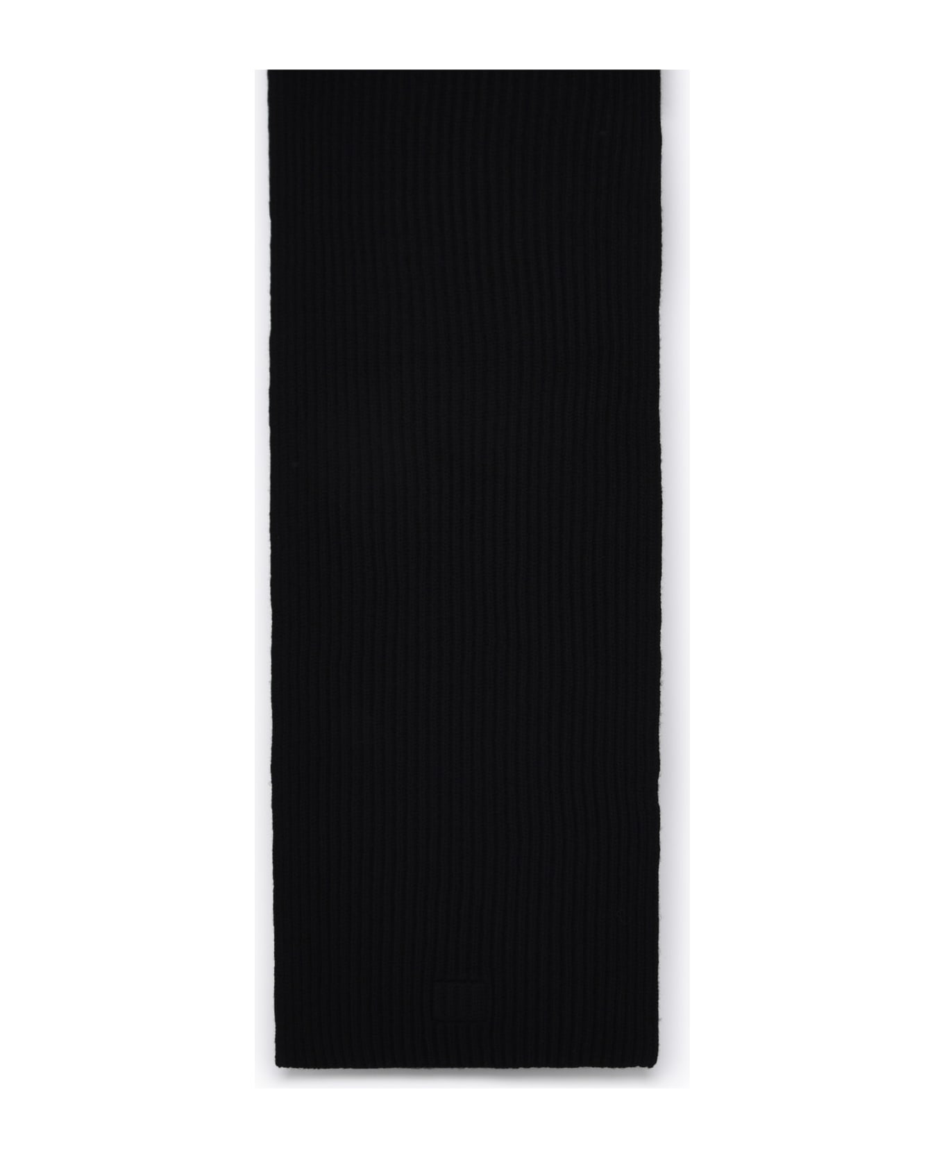 Dolce & Gabbana Black Cashmere Blend Scarf - Black スカーフ