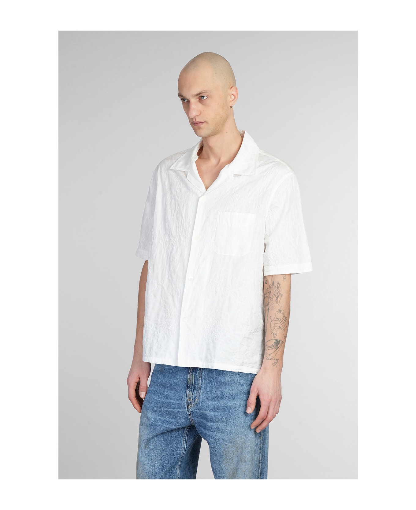 Our Legacy Shirt In White Cotton - white