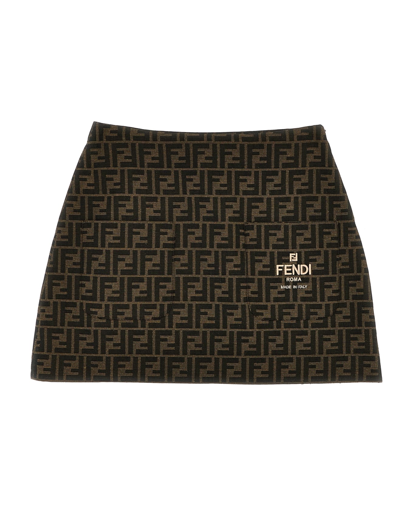 Fendi 'ff' Skirt - Brown