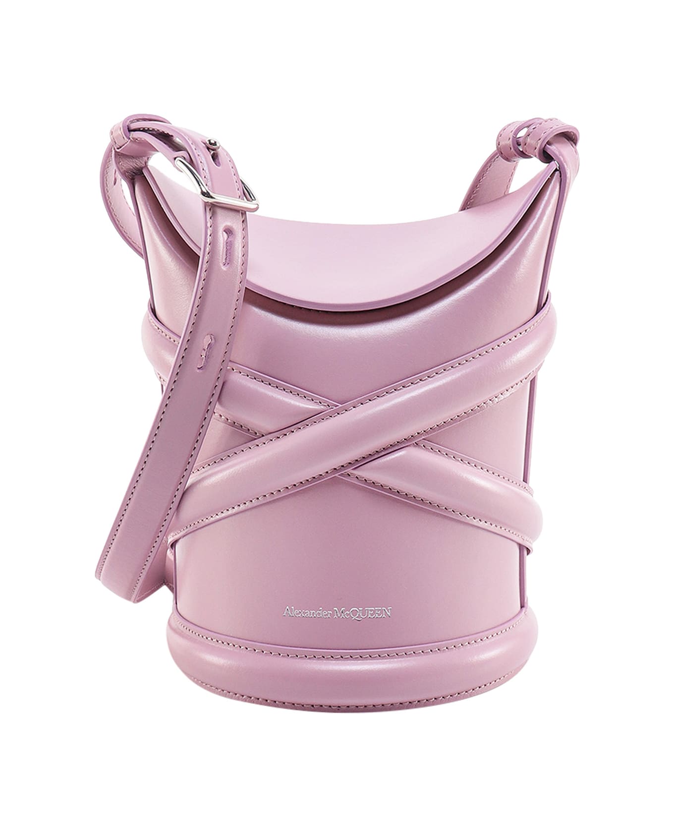 Alexander McQueen The Curve Bucket Bag - Pink