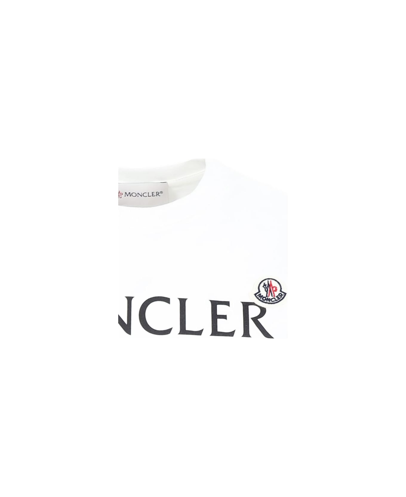 Moncler Enfant Printed T-shirt - White