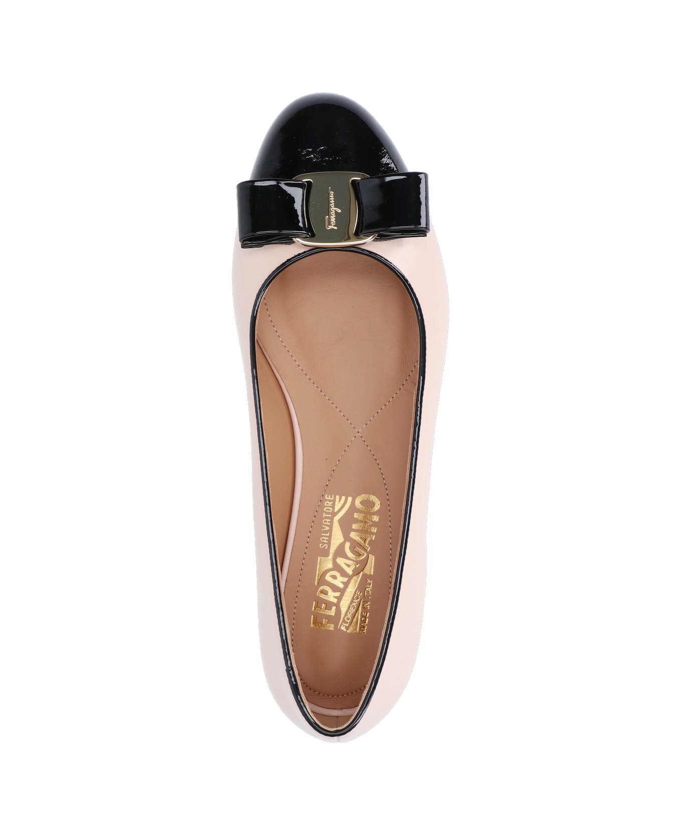 Ferragamo "vara" Ballet Flats - Black  