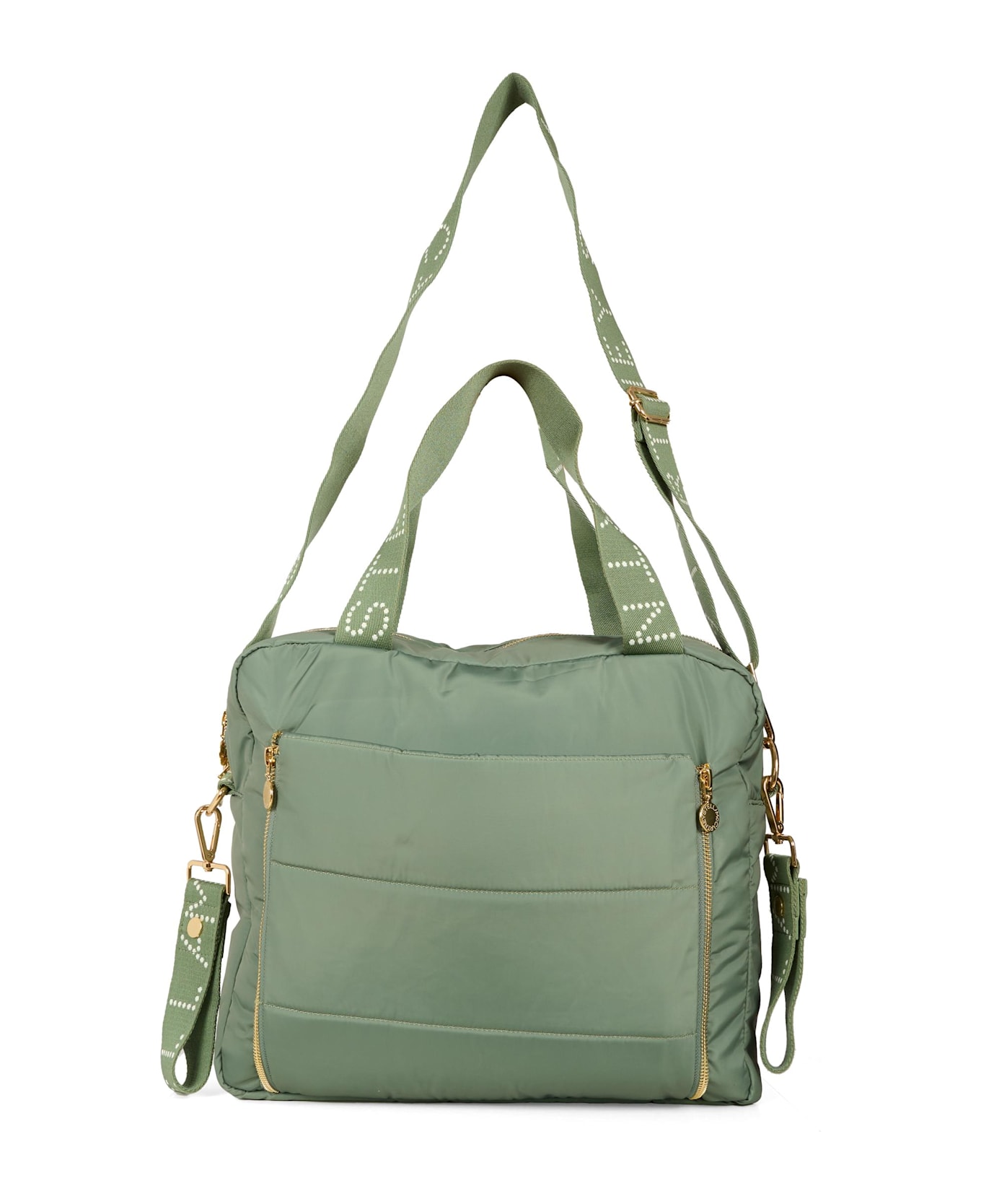 Stella McCartney Kids Green Changing Bag For Babykids With Logo - Green