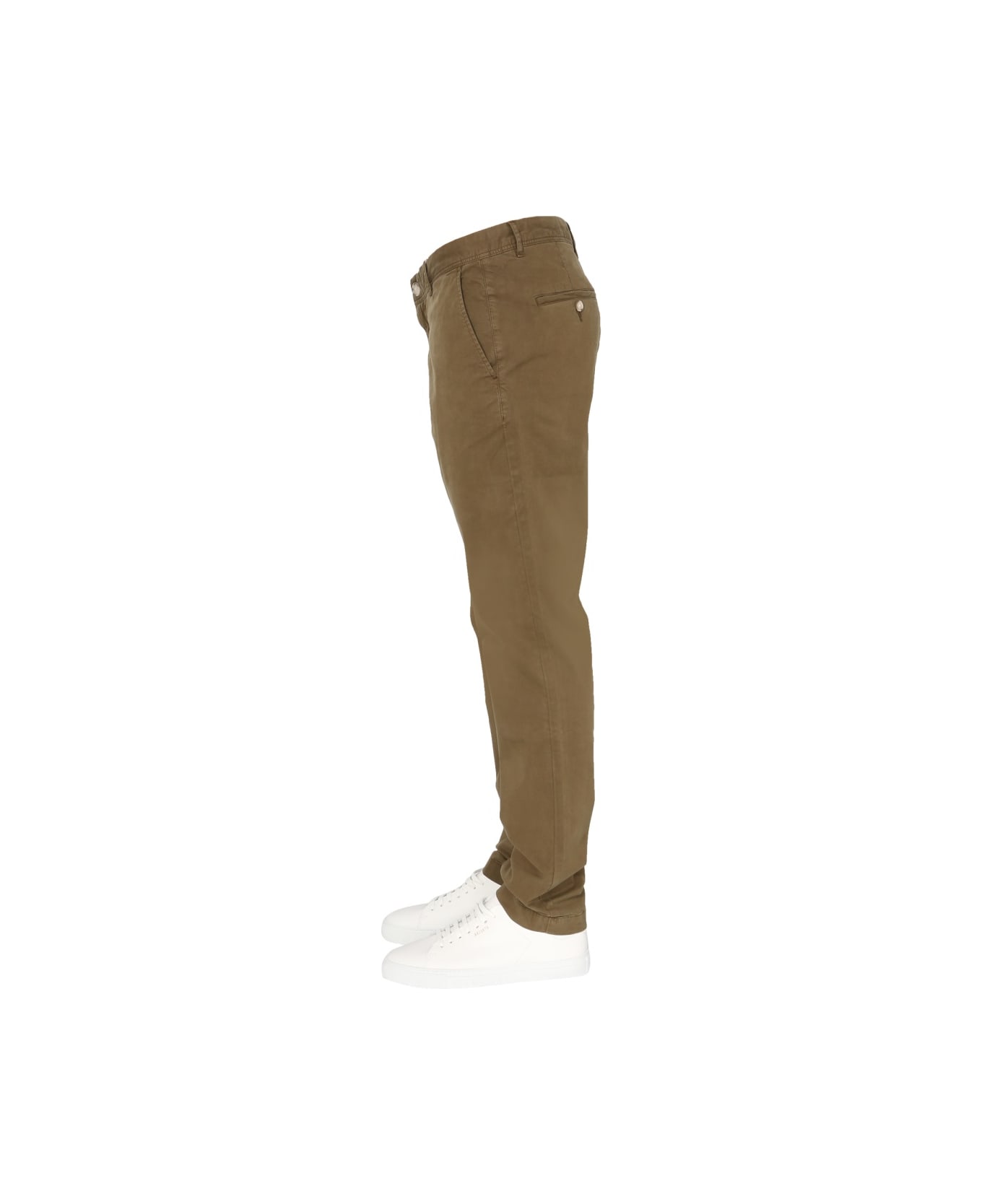 Woolrich Classic Chino Trousers - MILITARY GREEN