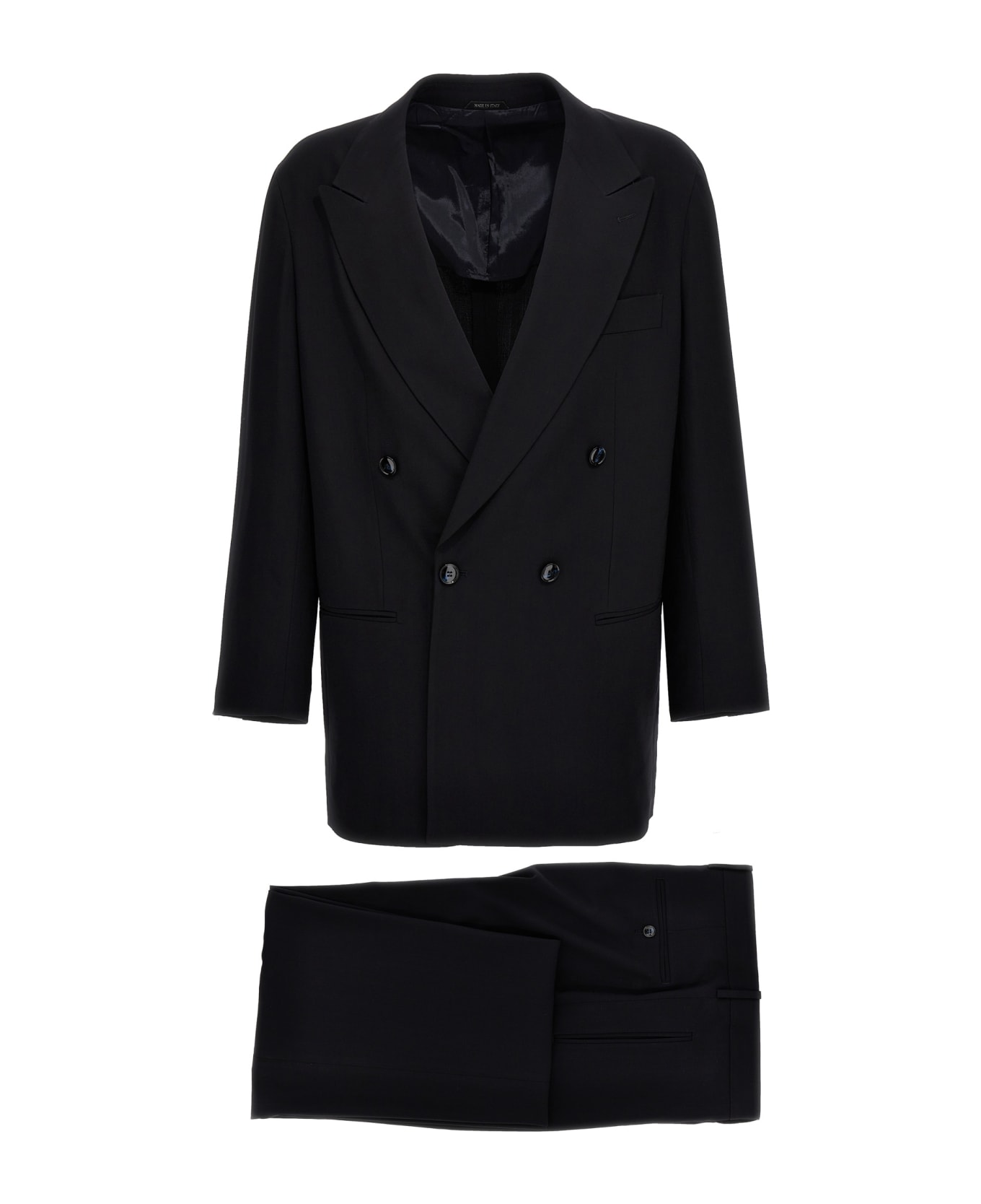 Giorgio Armani Wool Tailored Suit - Blue スーツ