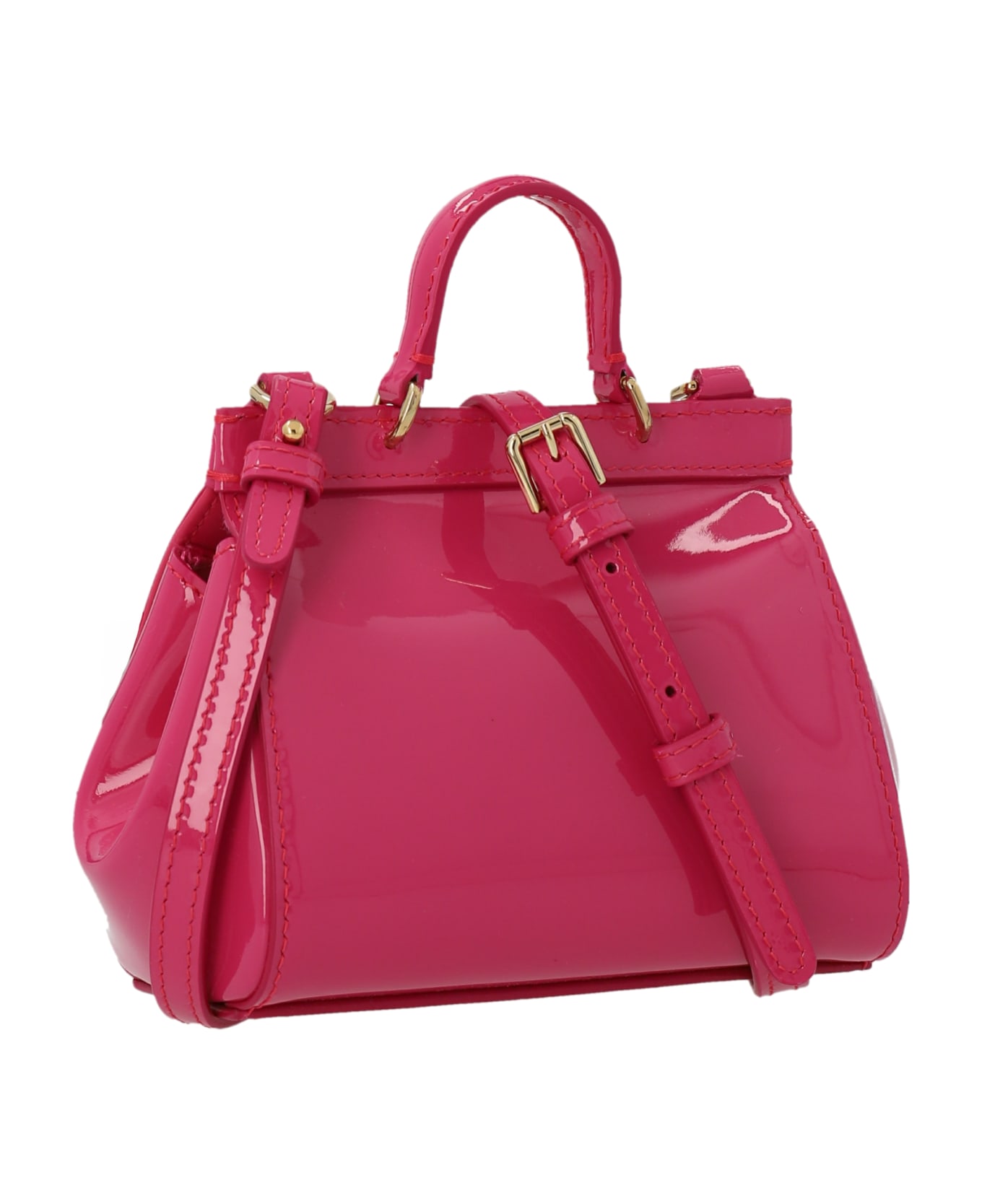 Dolce & Gabbana 'mini Sicily  Handbag - Fuchsia