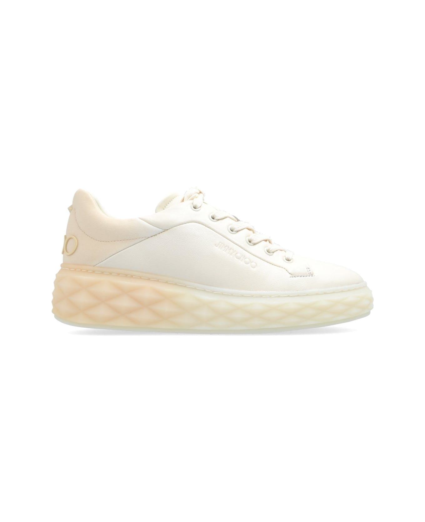 Jimmy Choo Gradient Low-top Sneakers - Yellow Cream