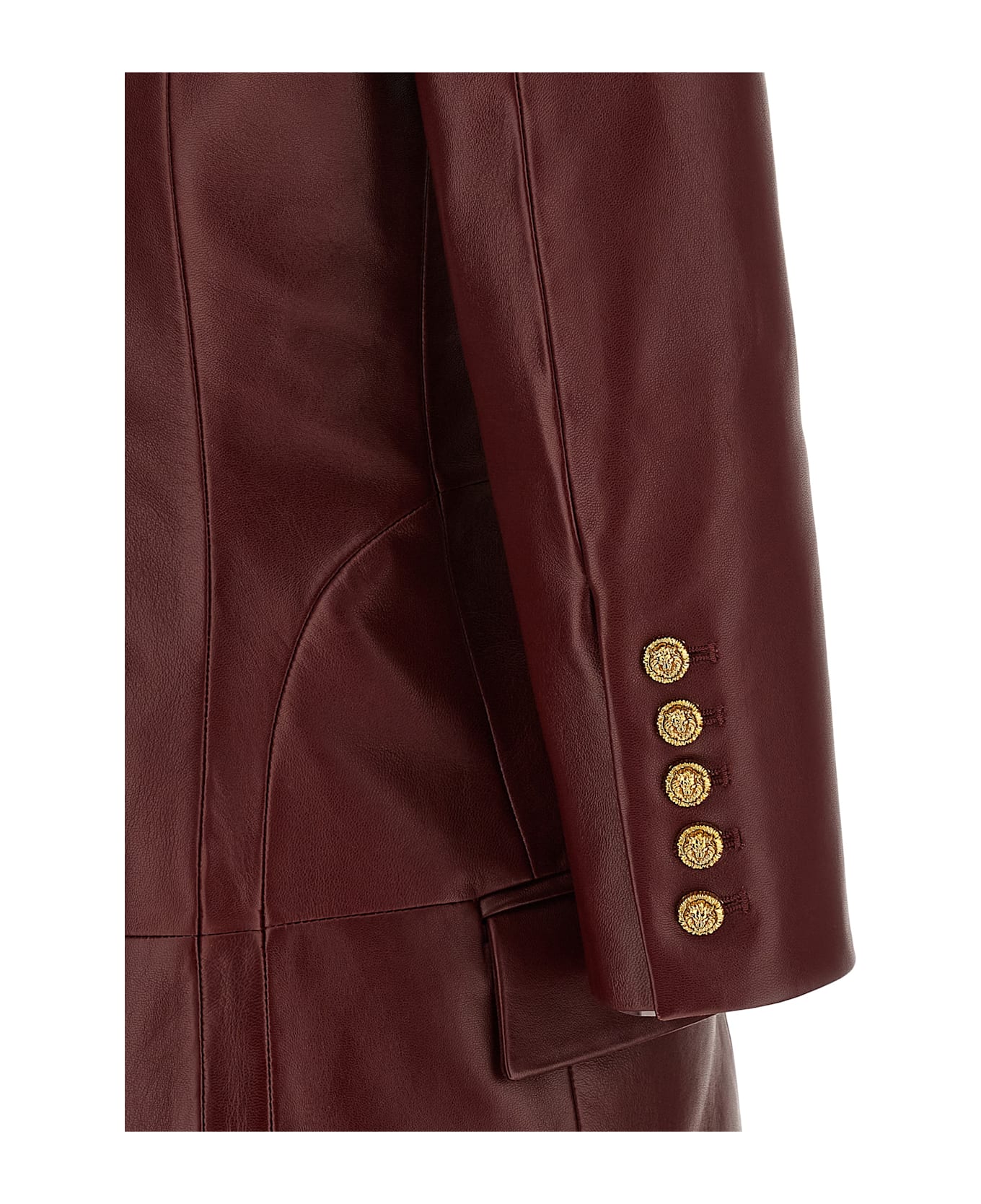 Balmain Blazer Dress - Bordeaux