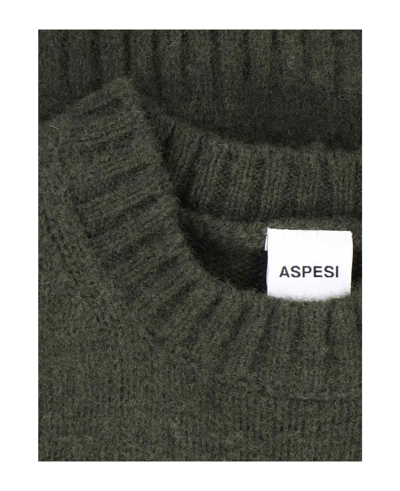 Aspesi 'm183' Sweater - MILITARY GREEN