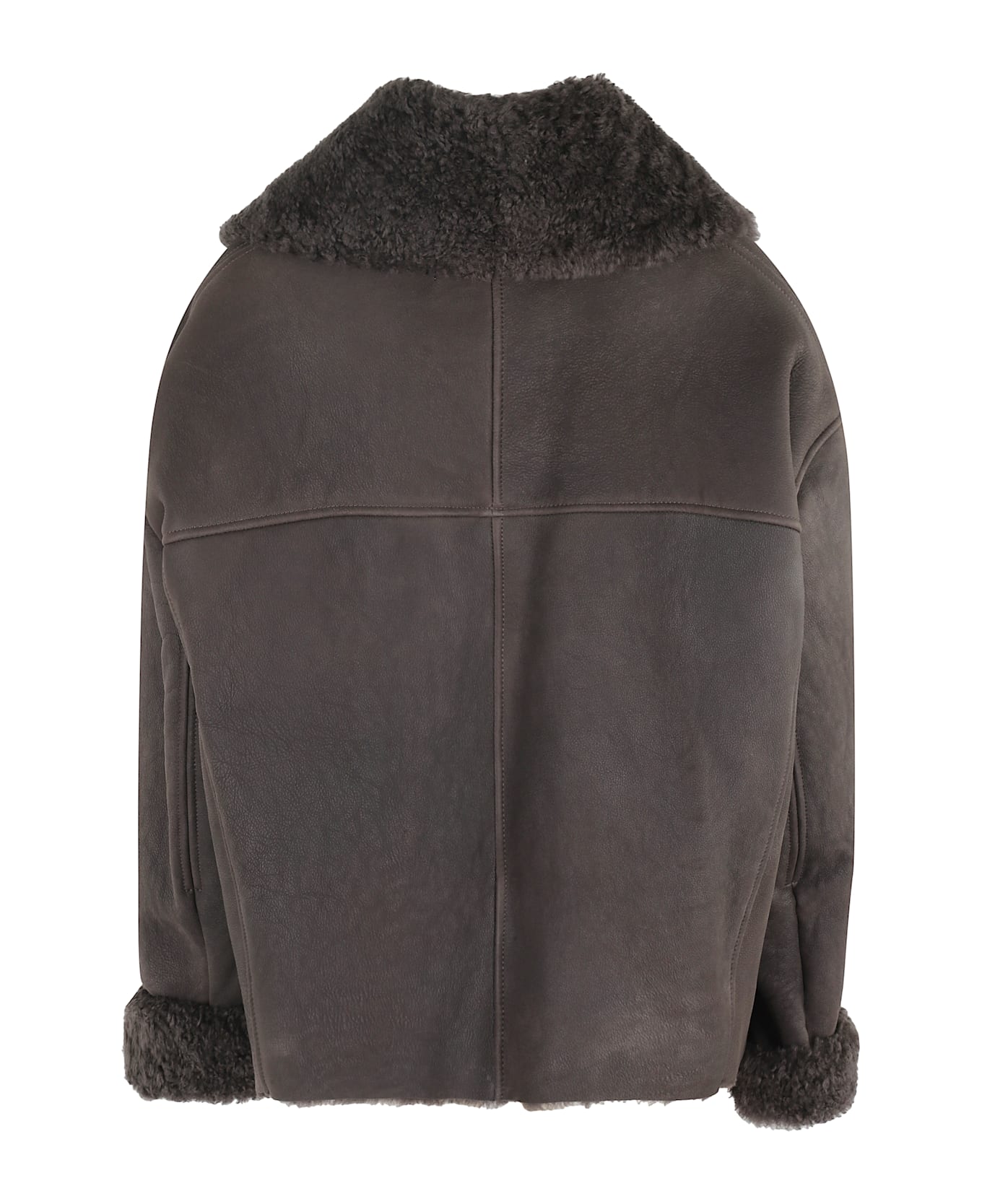 REMAIN Birger Christensen Shearling Bomber Jacket