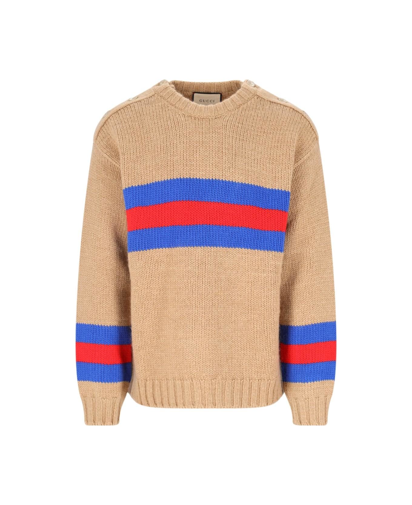 Gucci Wool Sweater - Camel