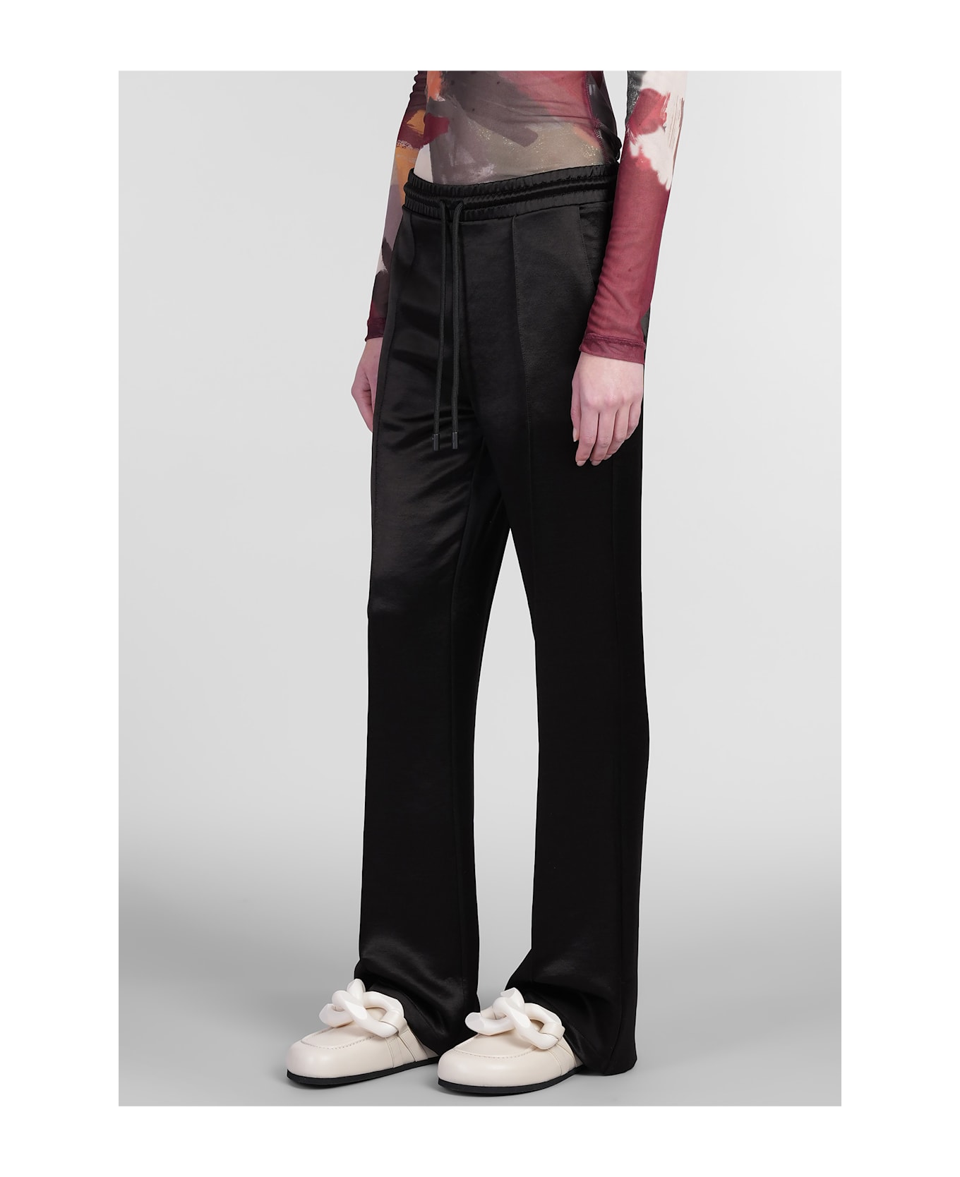 J.W. Anderson Pants In Black Triacetate - black