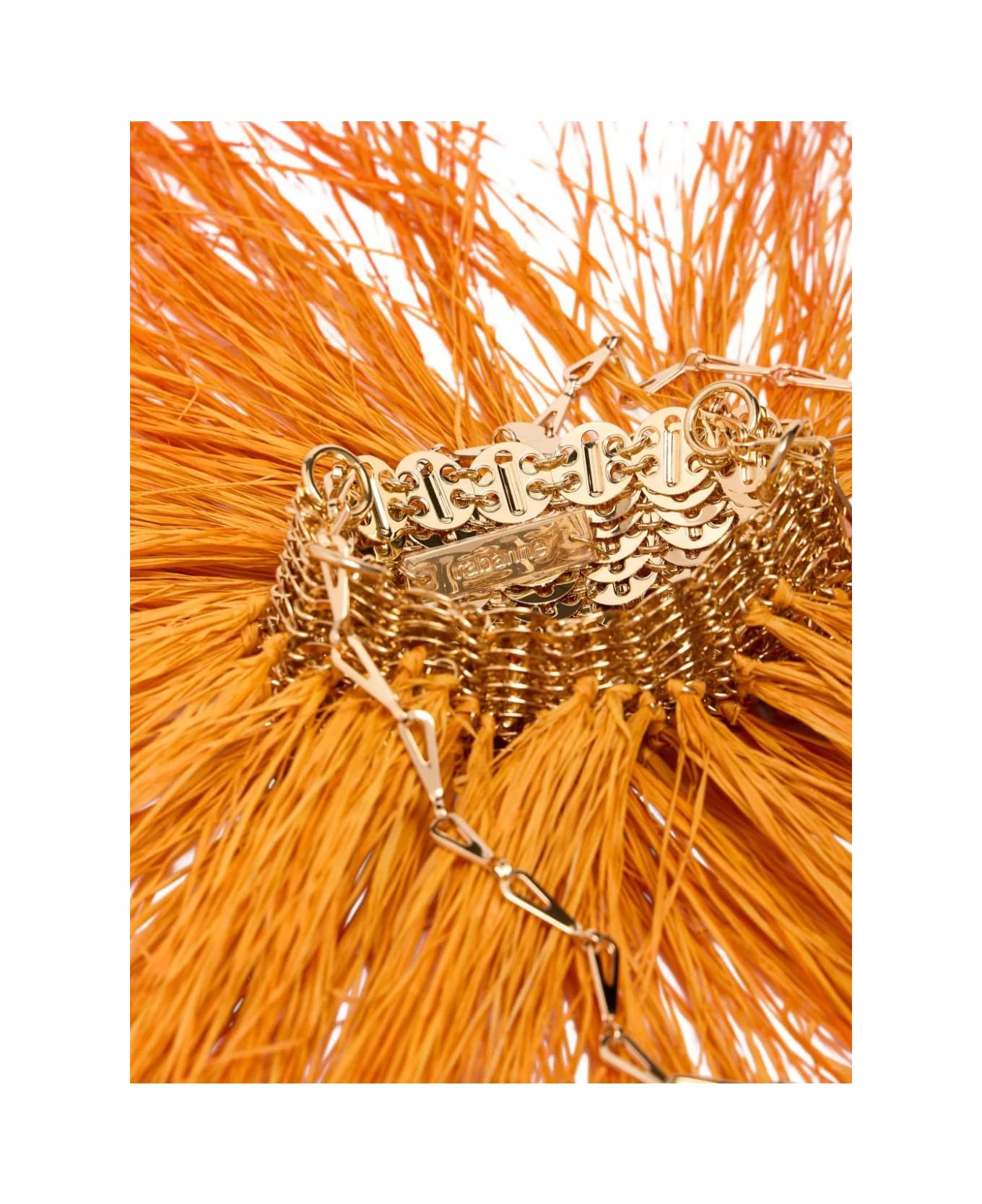 Paco Rabanne Golden Iconic 1969 Nano Shoulder Bag With