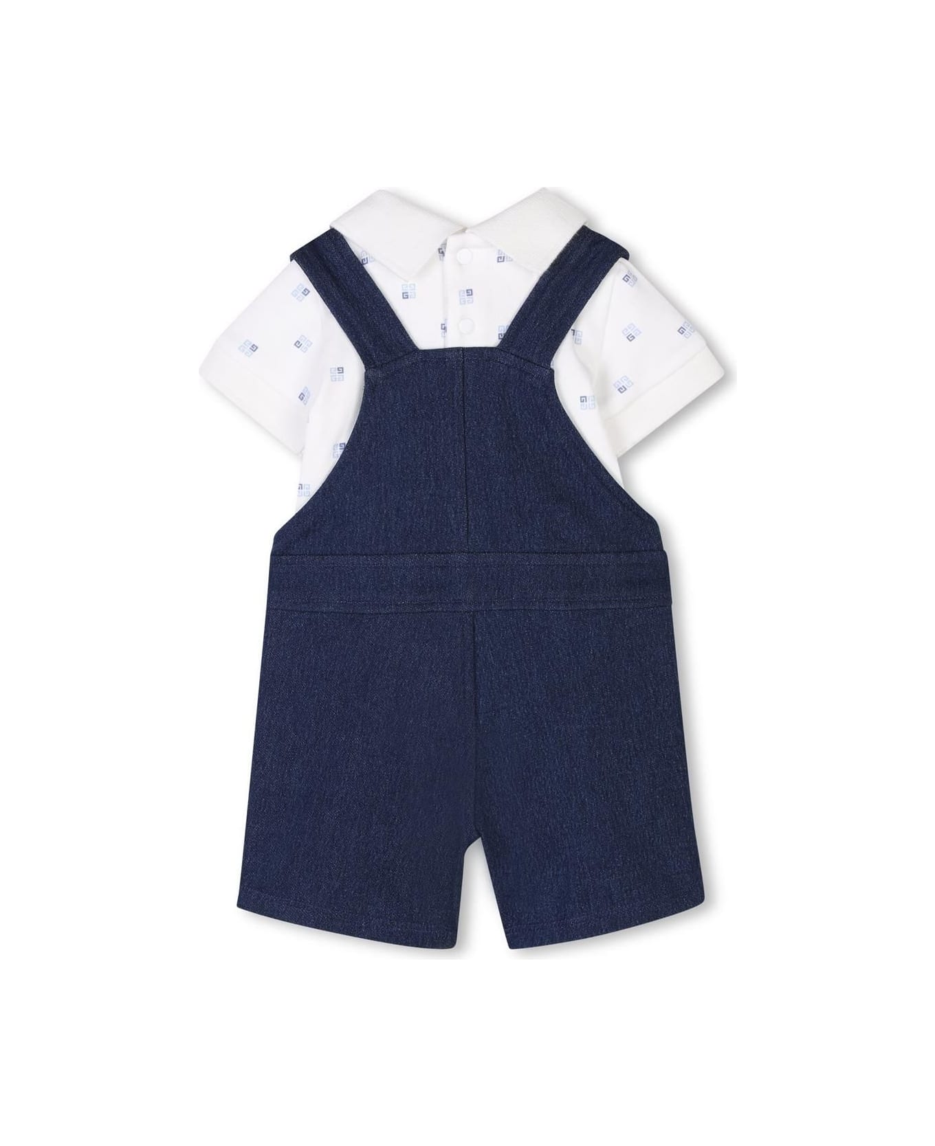 Givenchy Salopette Con Logo - Blue