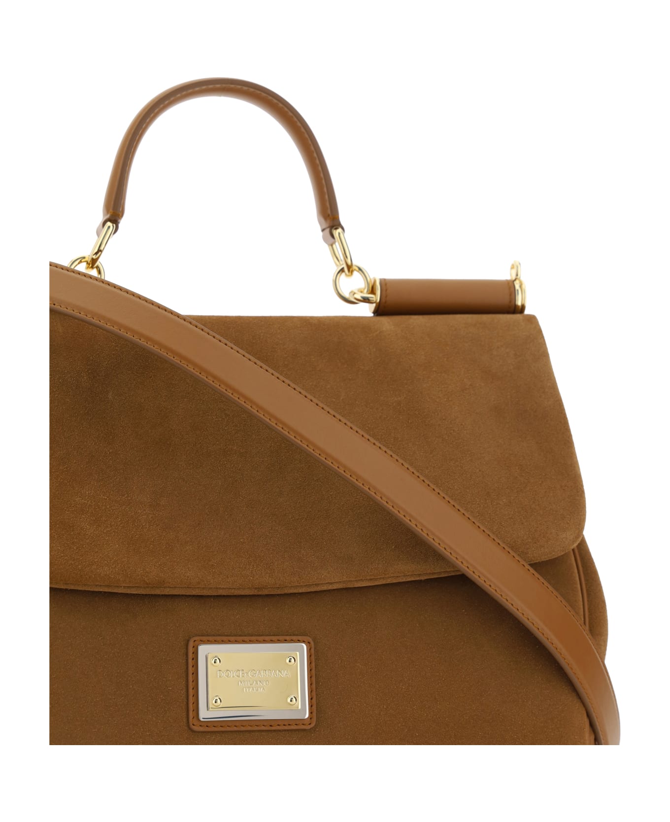 Dolce & Gabbana Sicily Handbag - Camel トートバッグ