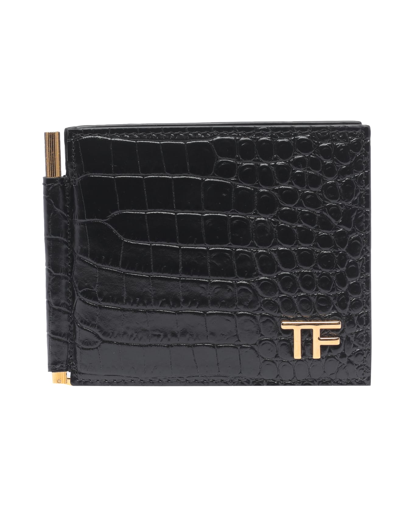 Tom Ford Logo Wallet - Black