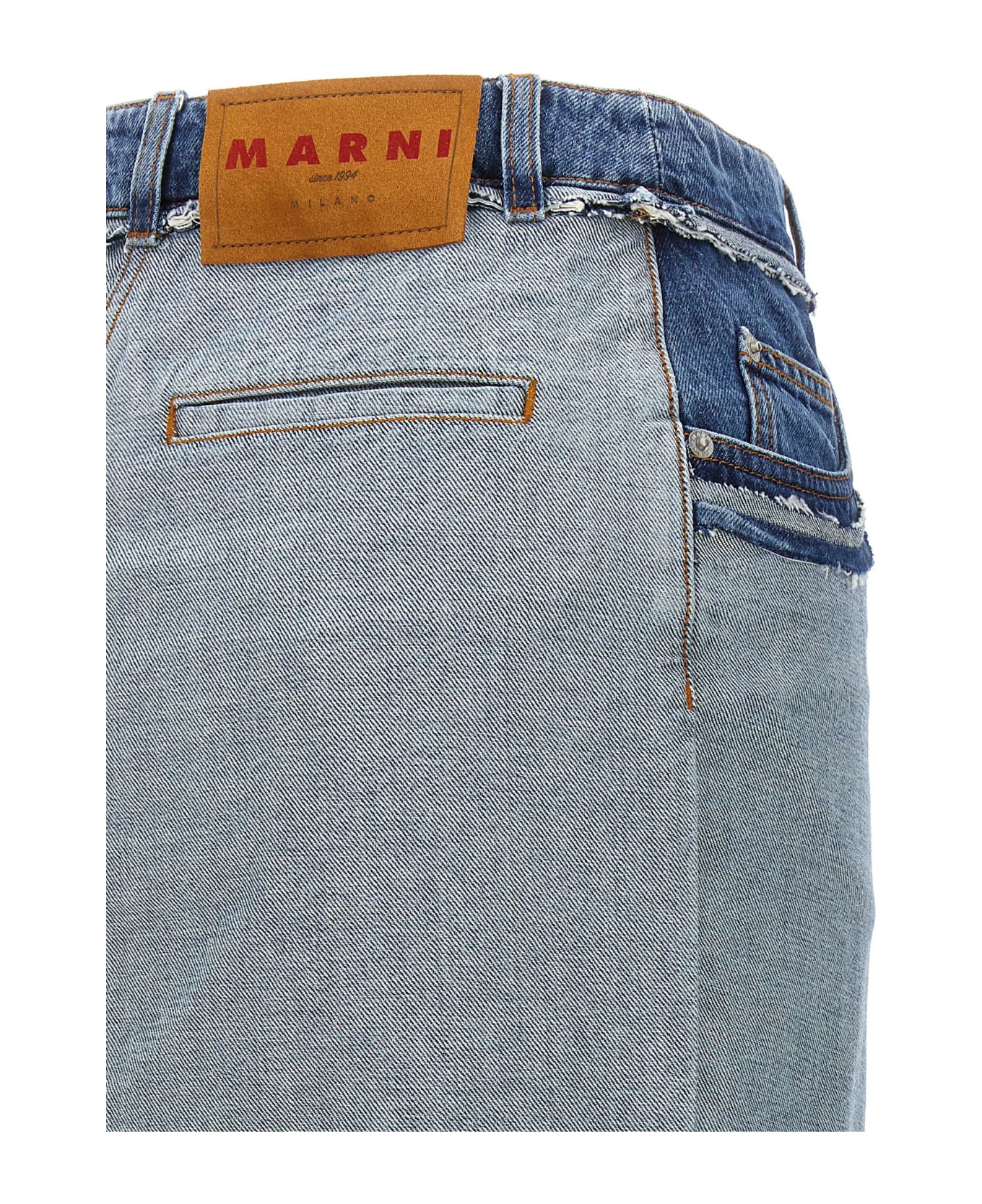 Marni Denim Midi Skirt - Light Blue スカート
