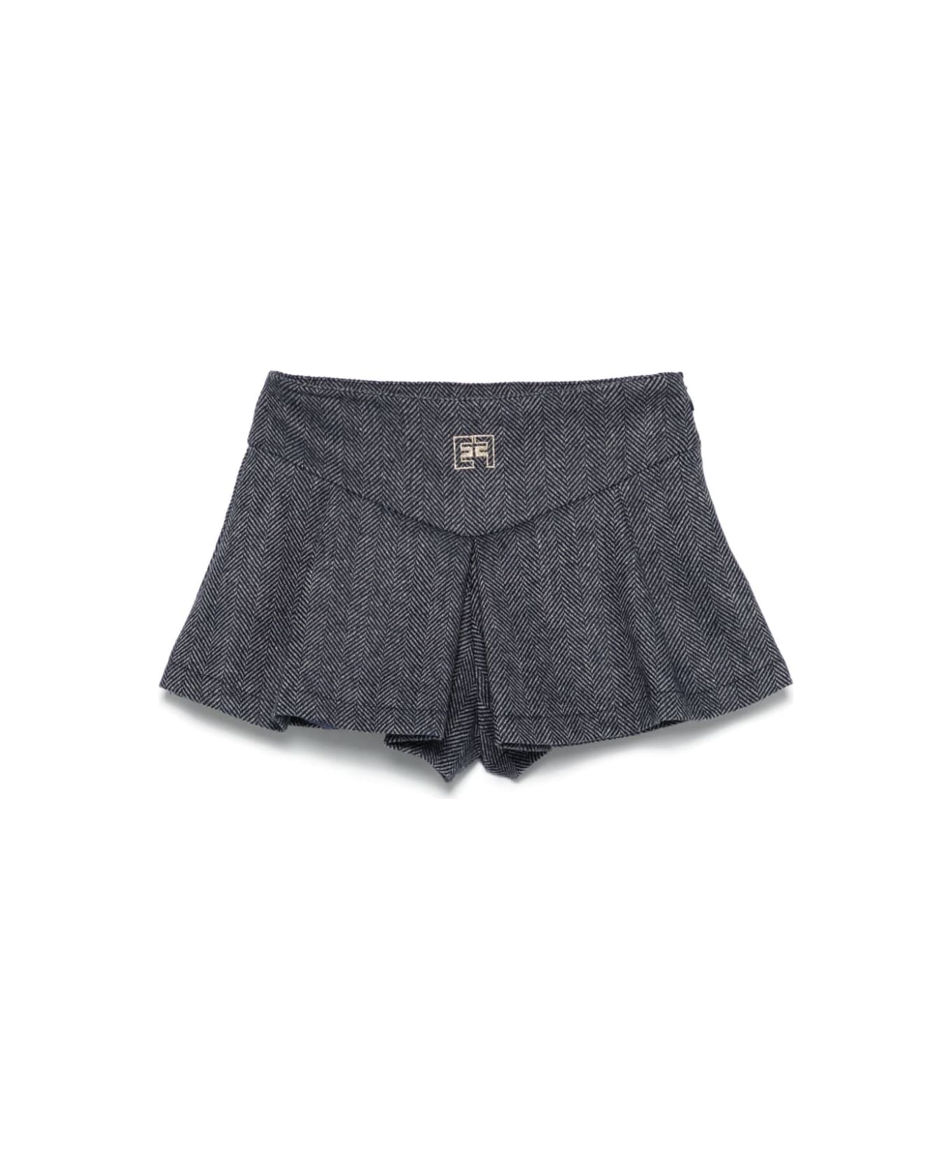 Elisabetta Franchi La Mia Bambina Shorts - Blue