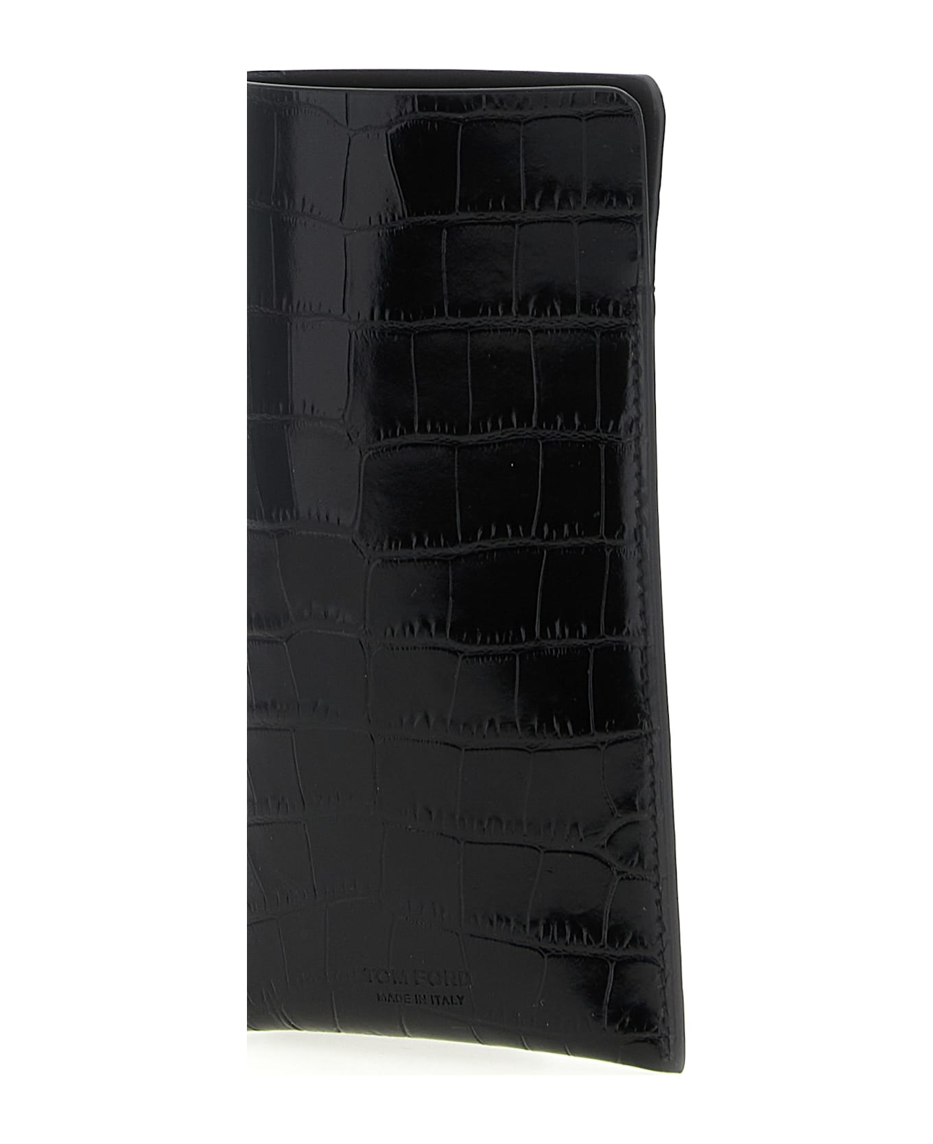 Tom Ford Leather Spectacle Case - Black  