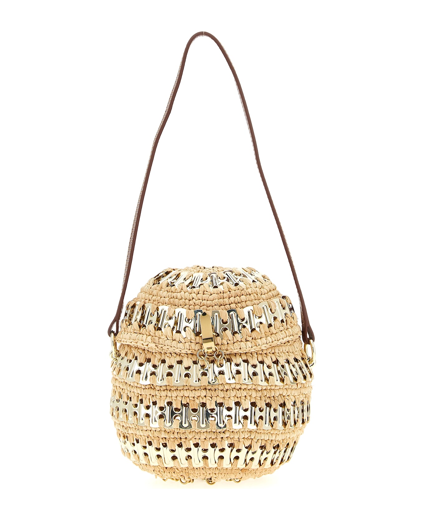 Paco Rabanne 
1969 Ball
 Handbag - Beige