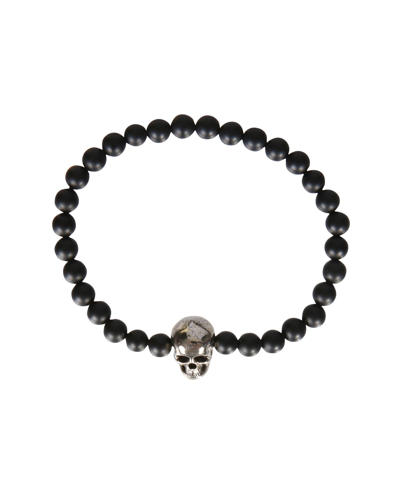 Alexander McQueen Skull Bracelet - black