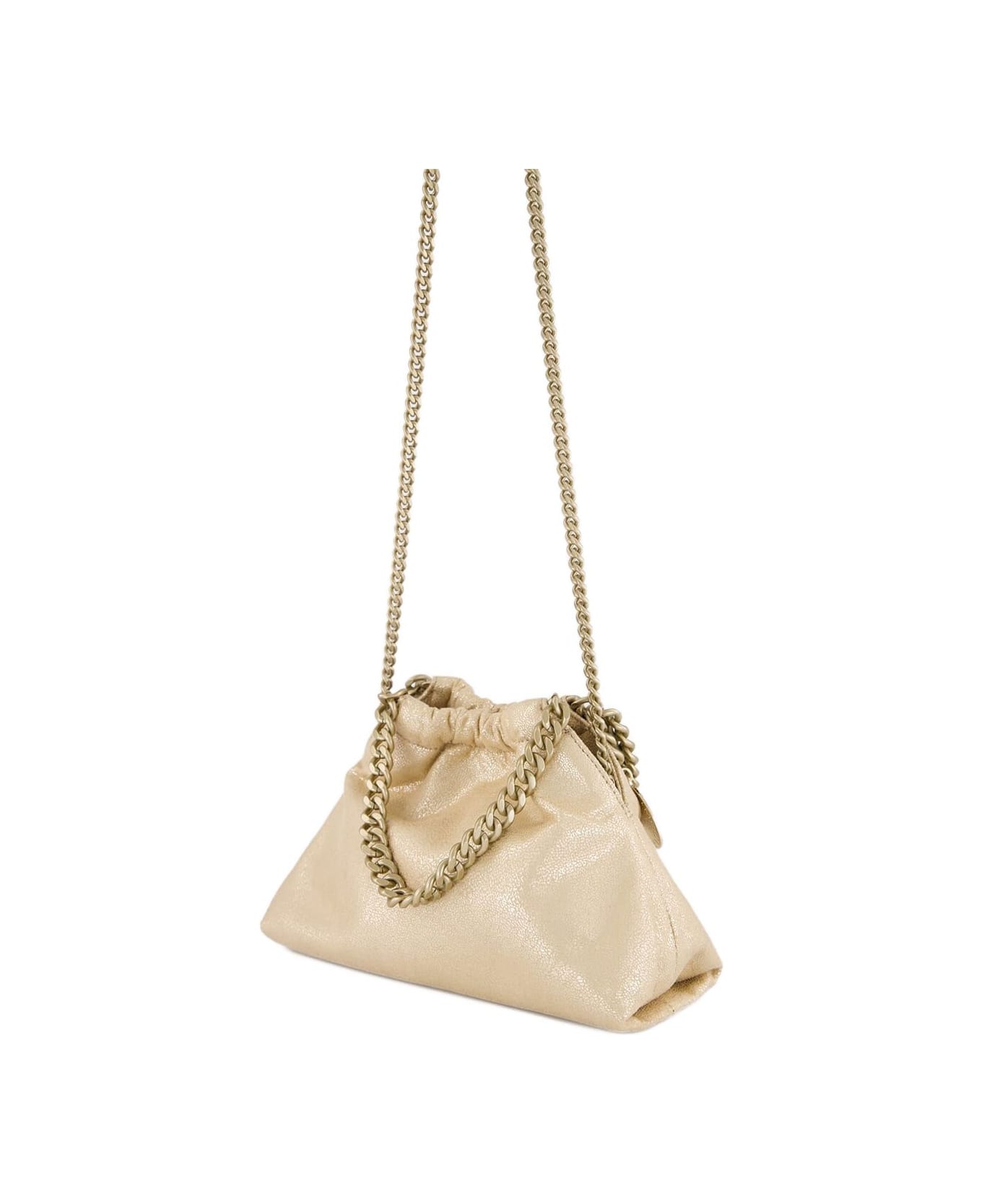 Stella McCartney Falabella Mini Drastring Tote - Gold