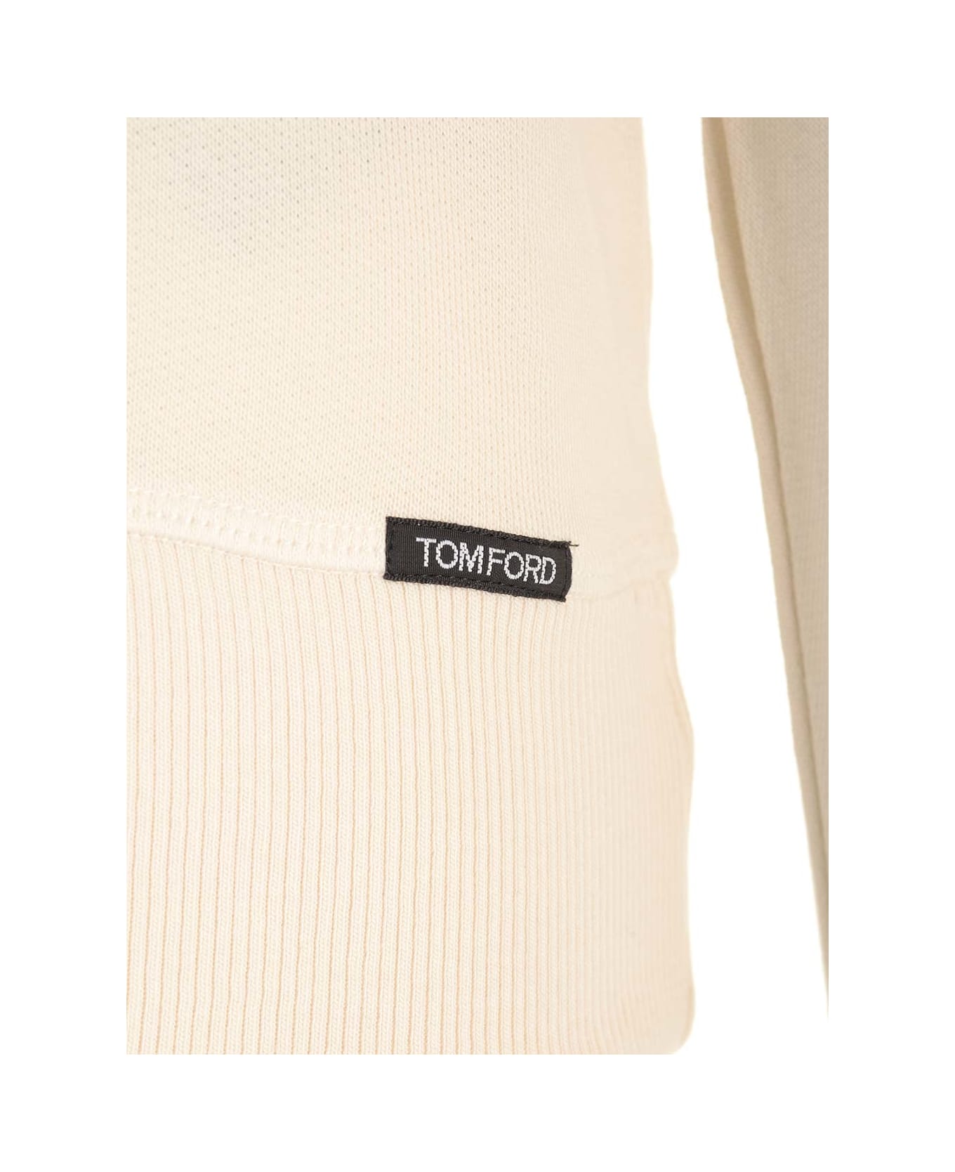 Tom Ford Lightweight Jersey Sweatshirt - Ivory