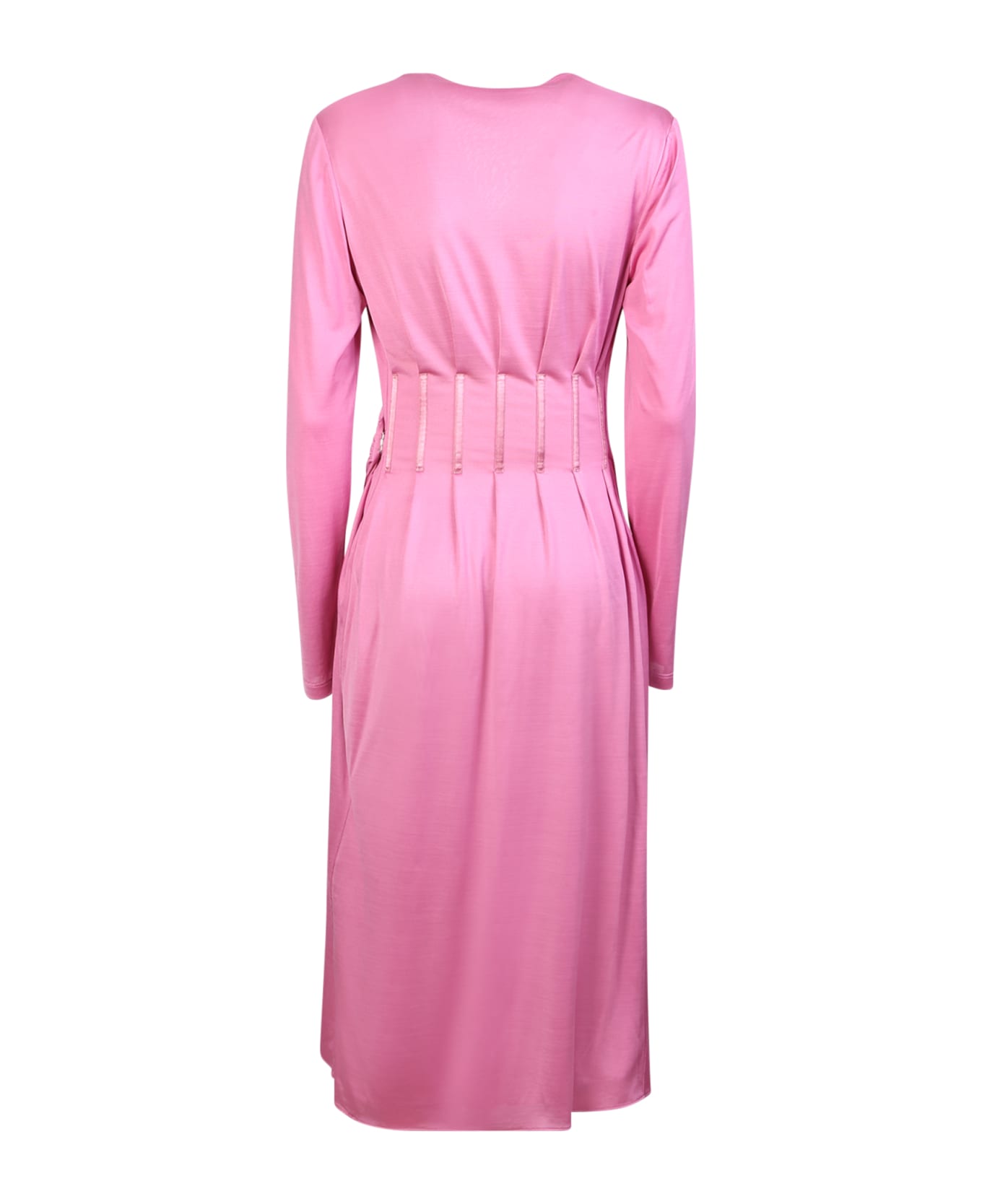Tom Ford Wrap Silk Pink Dress - Pink