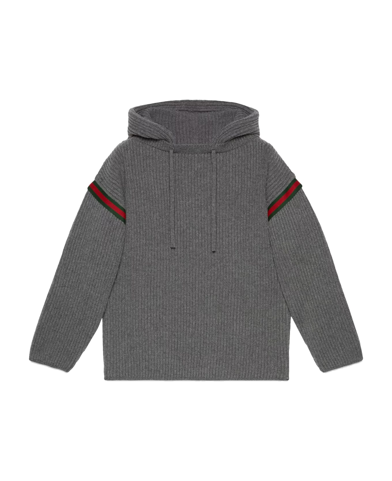 Gucci Wool Zipped Sweatshirt - Gray フリース