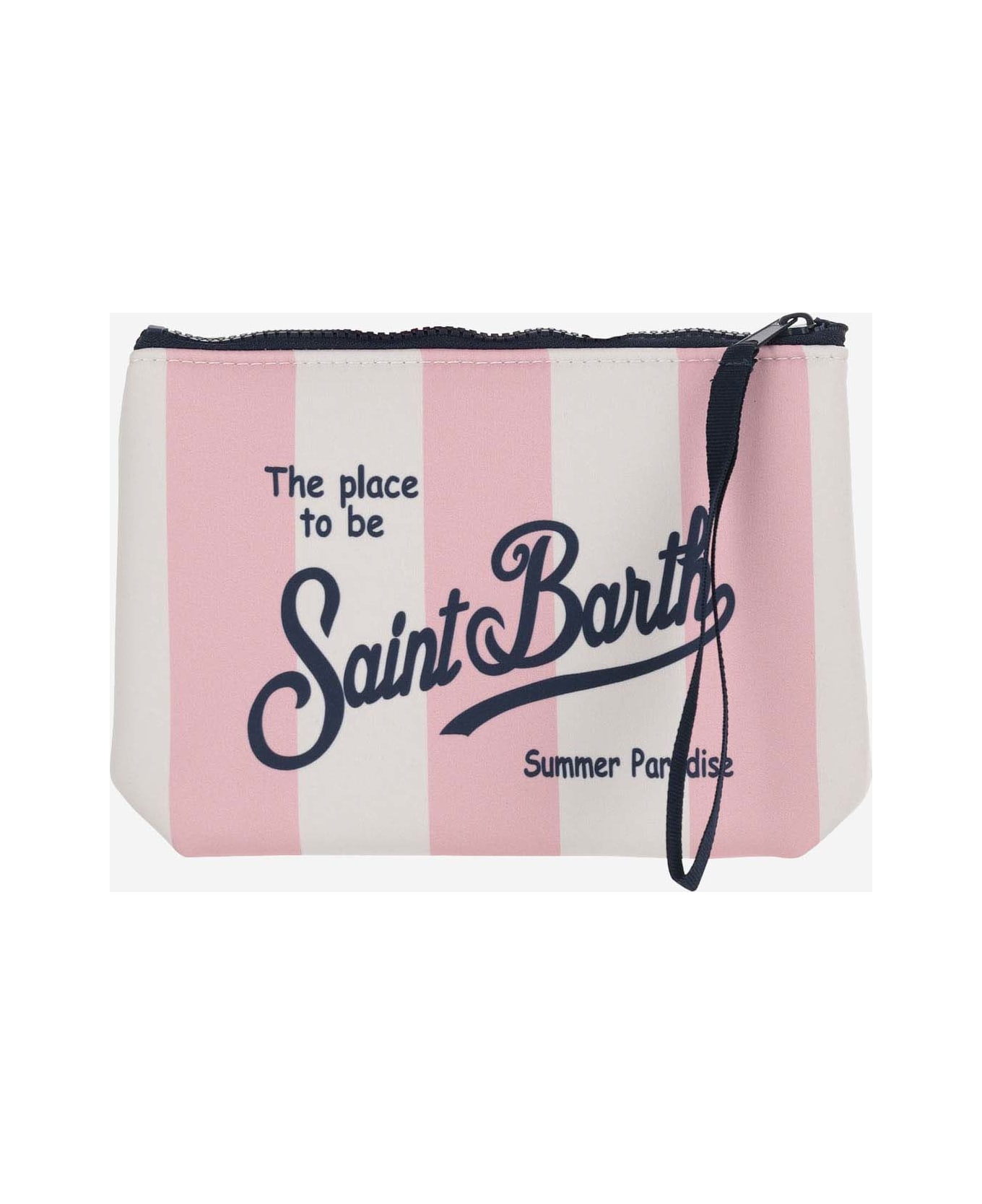 MC2 Saint Barth Scuba Clutch Bag With Striped Pattern - Red クラッチバッグ