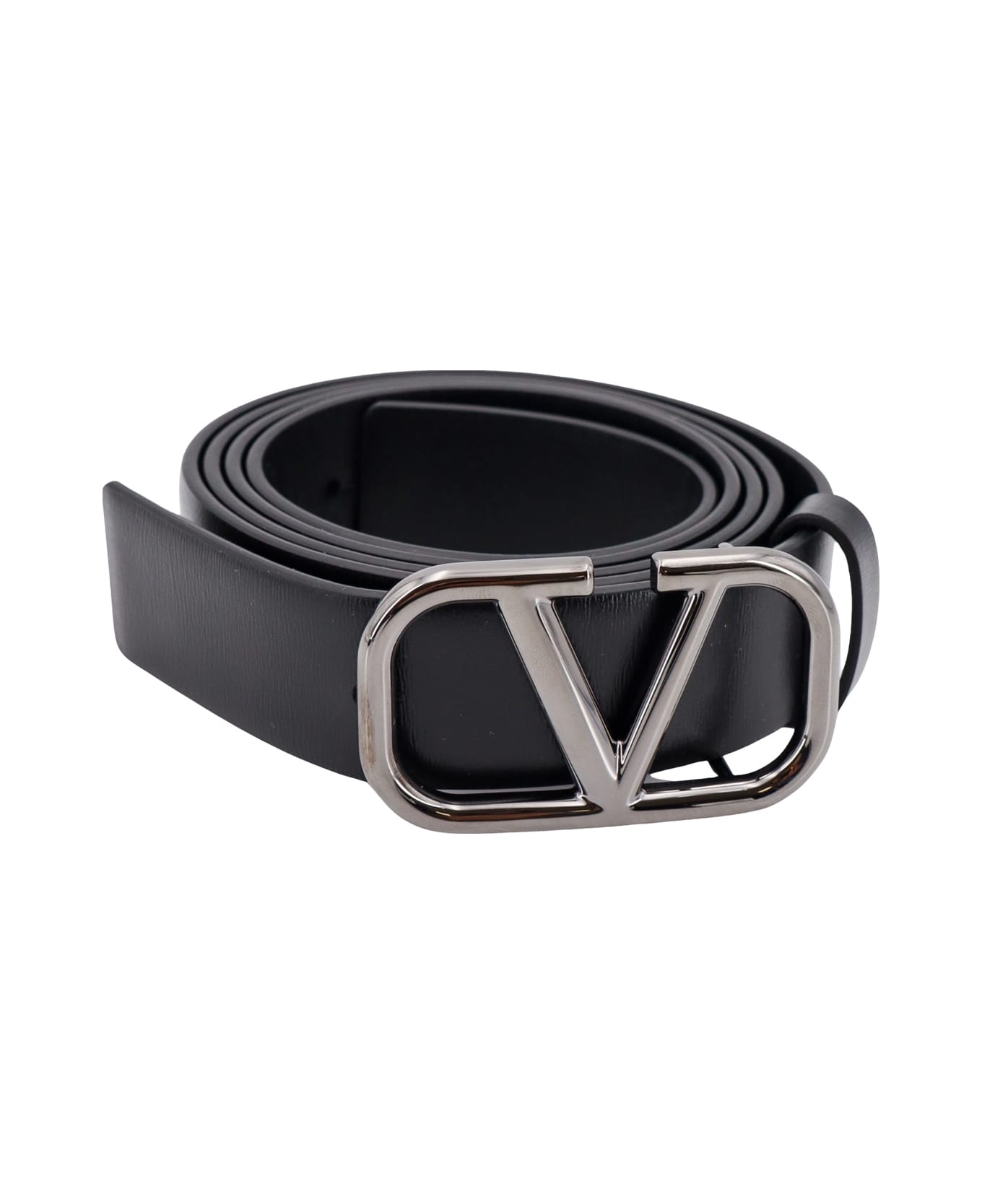 Valentino Garavani Vlogo Belt - Black