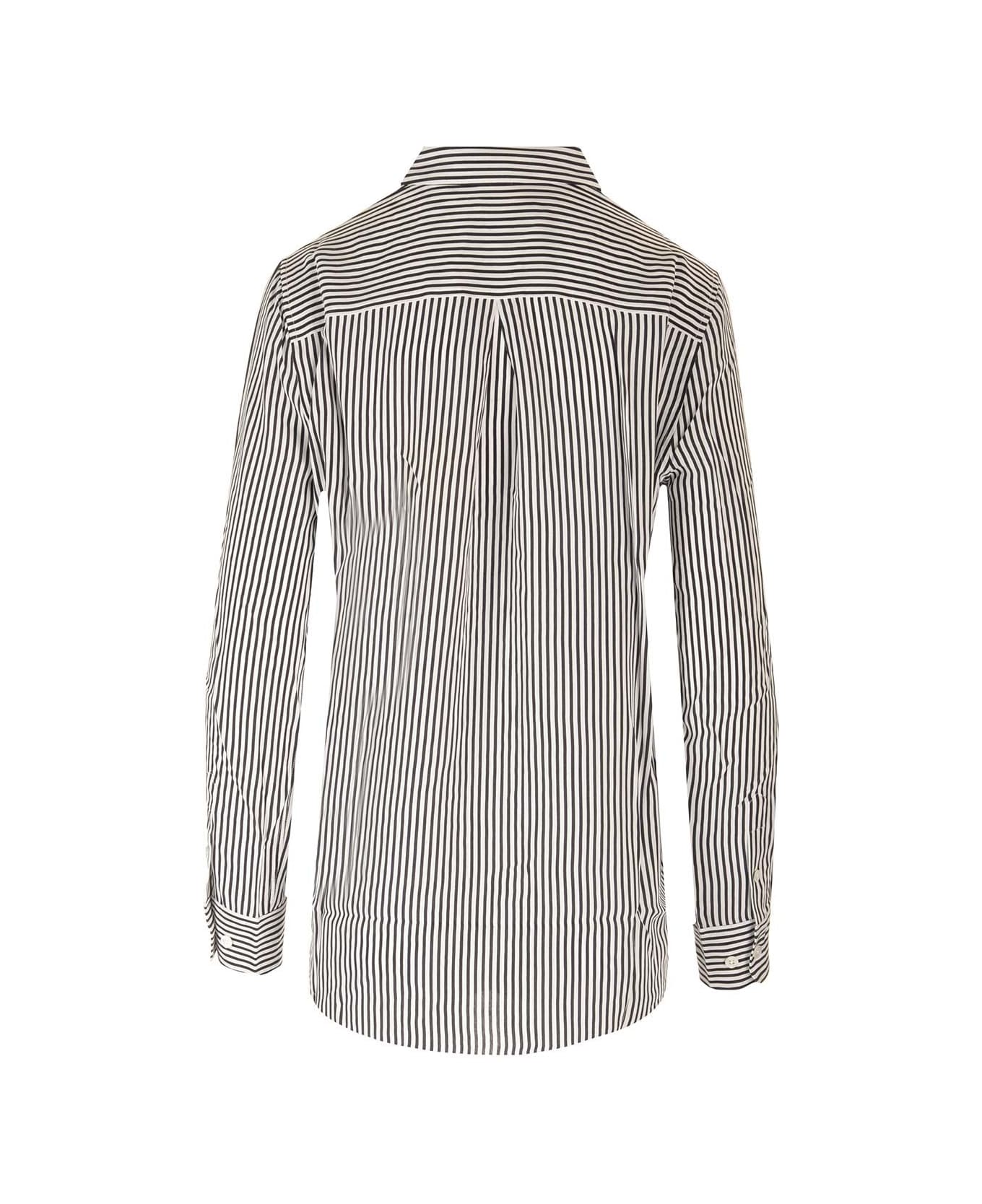 Equipment Striped Shirt - White