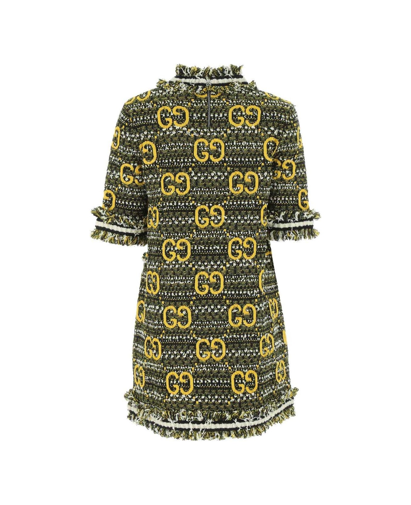 Gucci Gg Motif Short-sleeved Dress